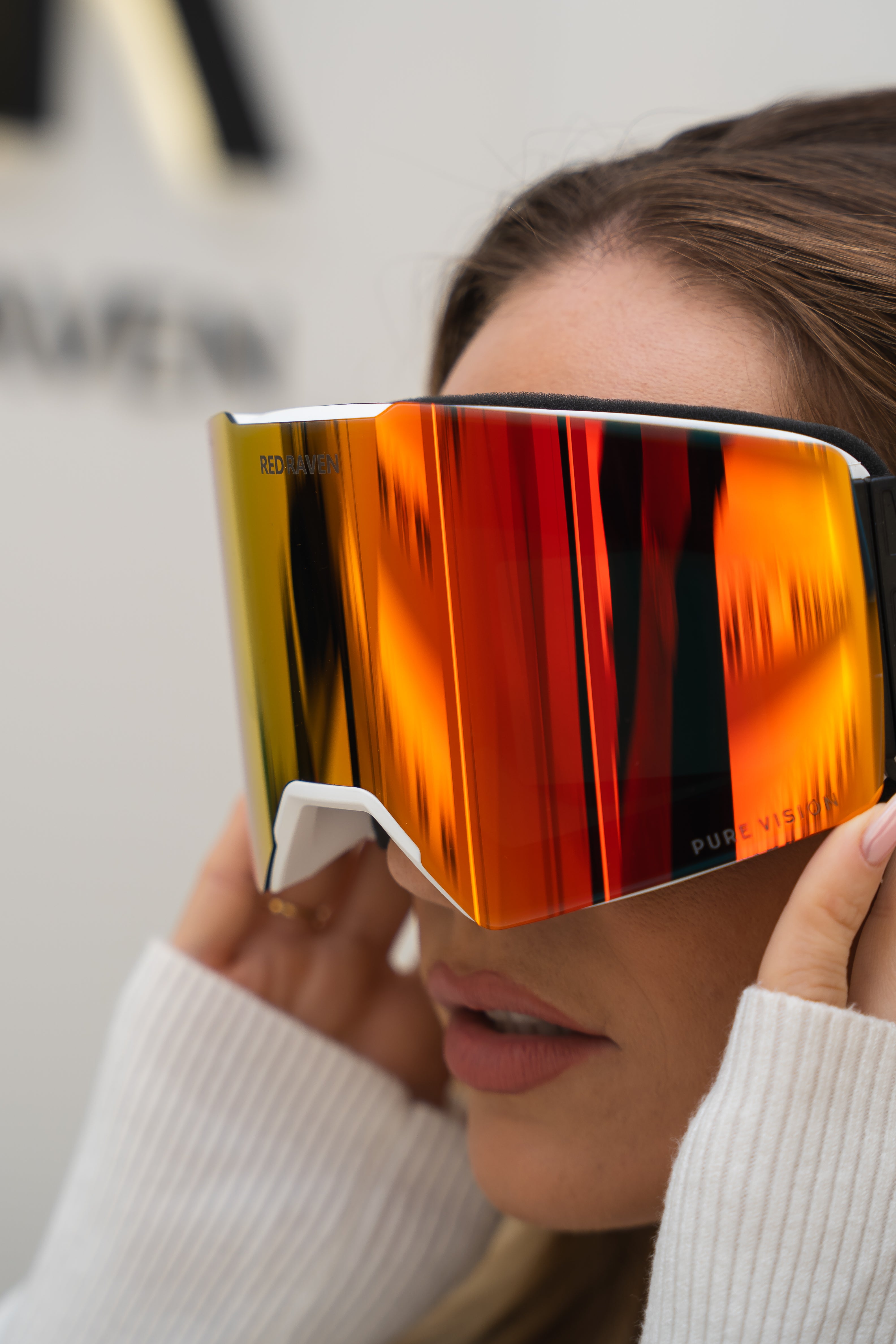 MASCHERA DI NEVE #B INFERNO BIANCO