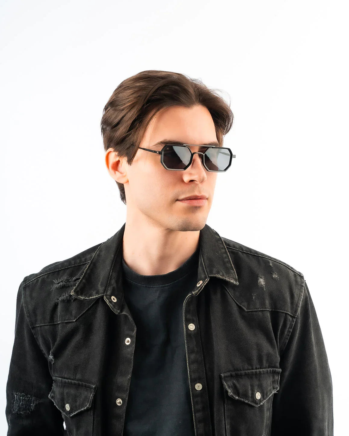 JAMES METALLIC TOTAL BLACK - Red Raven