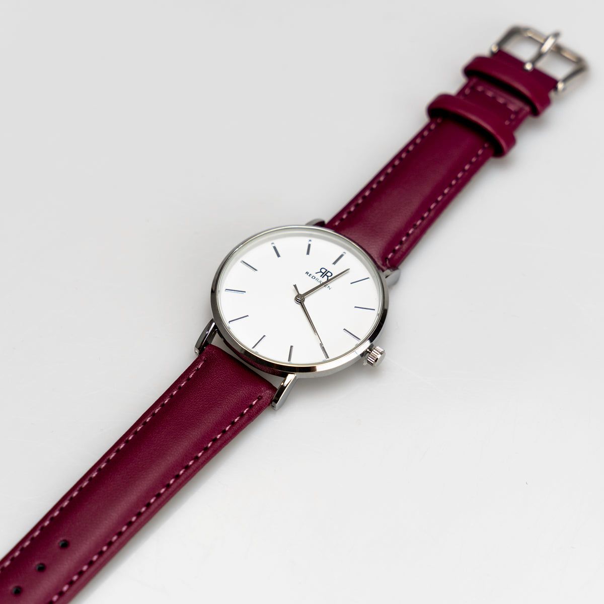 ALPHA WEISS BORDEAUX LEATHER - Red Raven