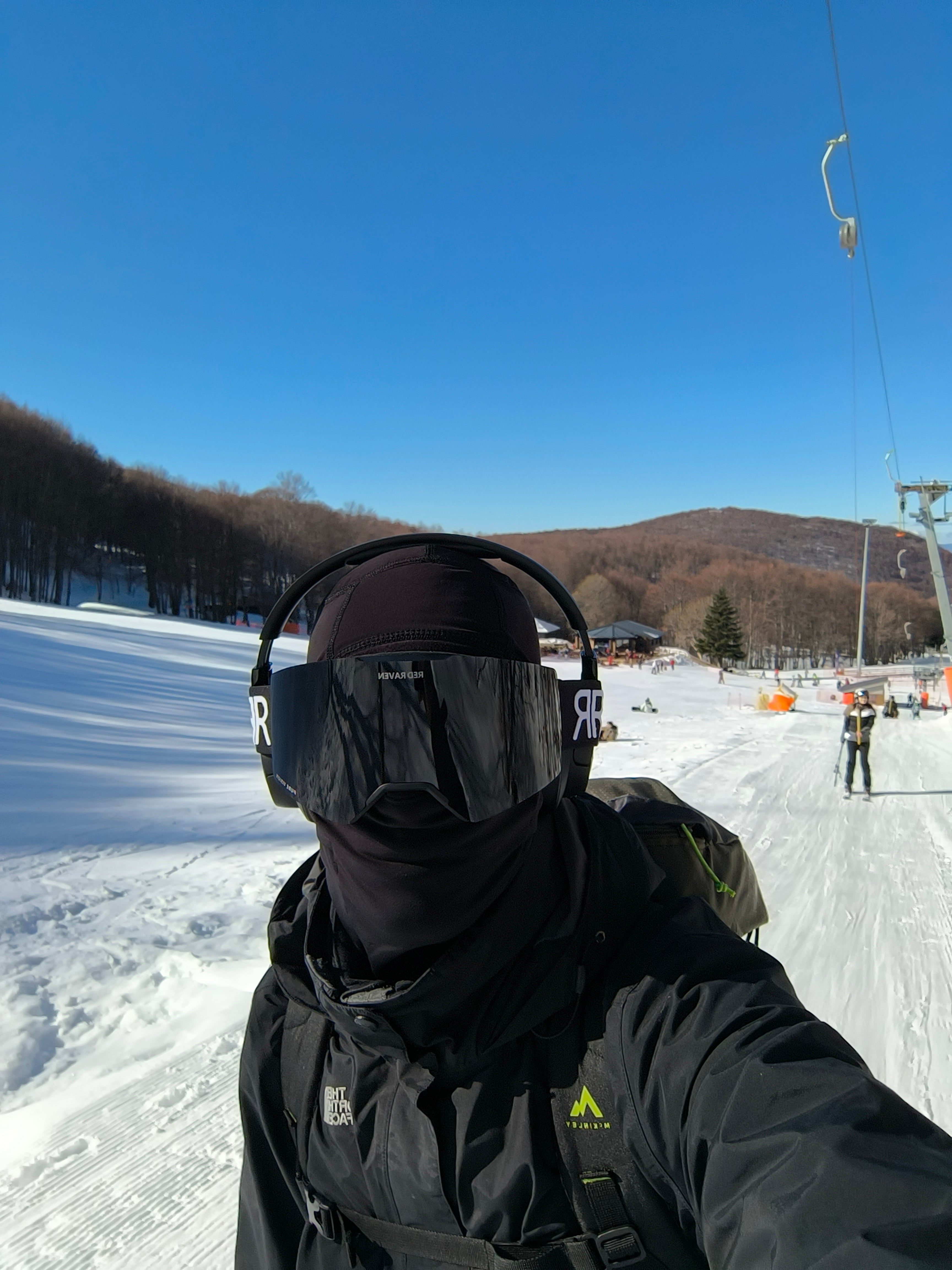SNOW MASK #B TOTAL BLACK