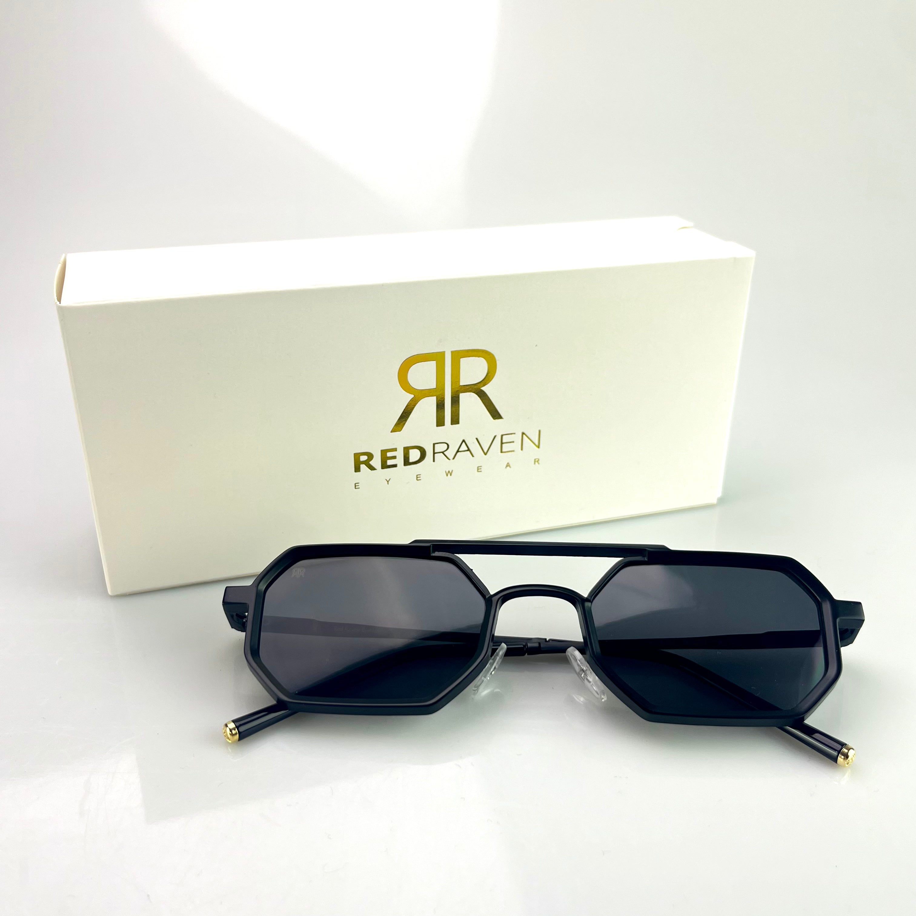 JAMES METALLIC TOTAL BLACK - Red Raven