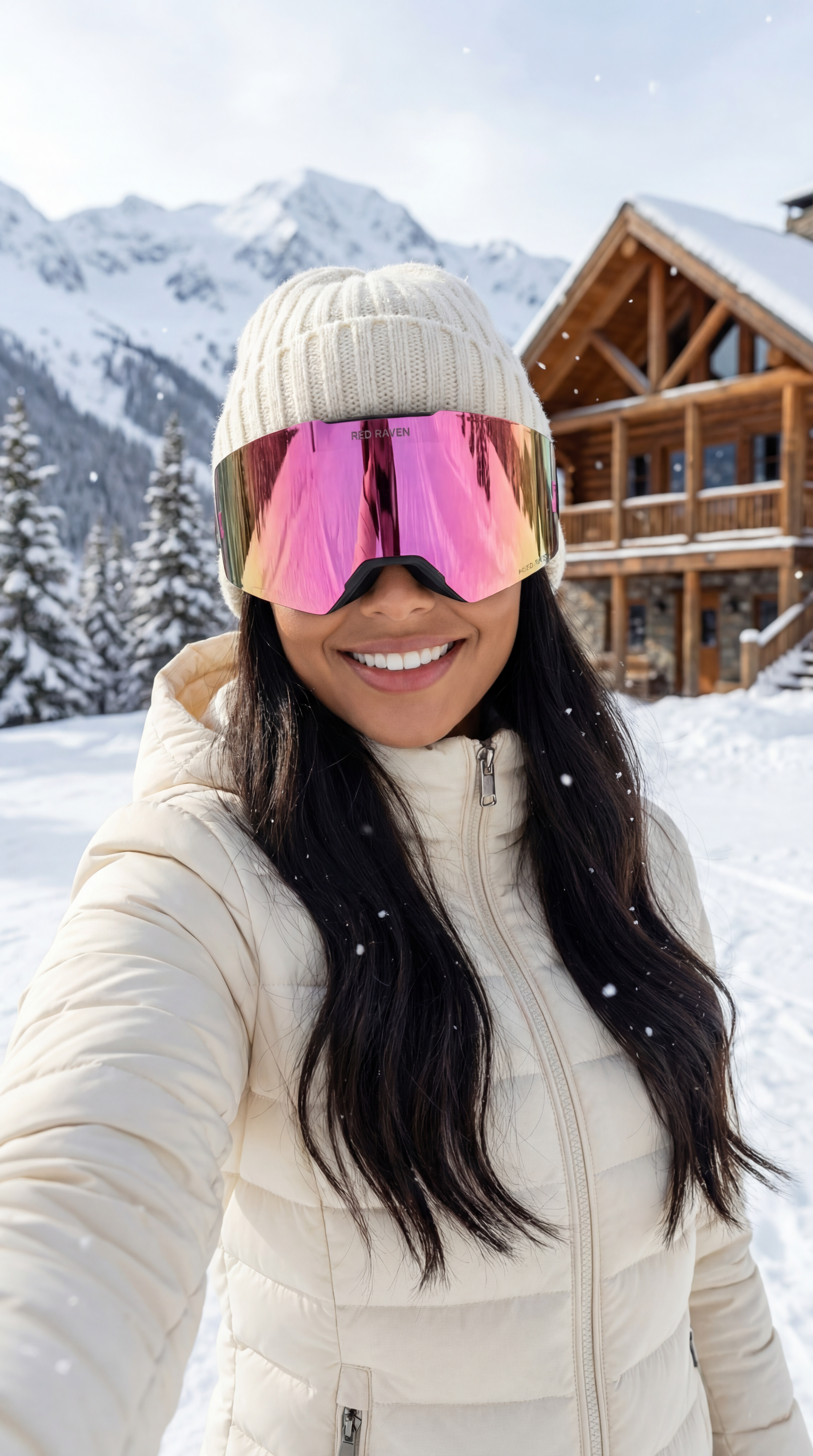 SNOW MASK #B BLACK PINK