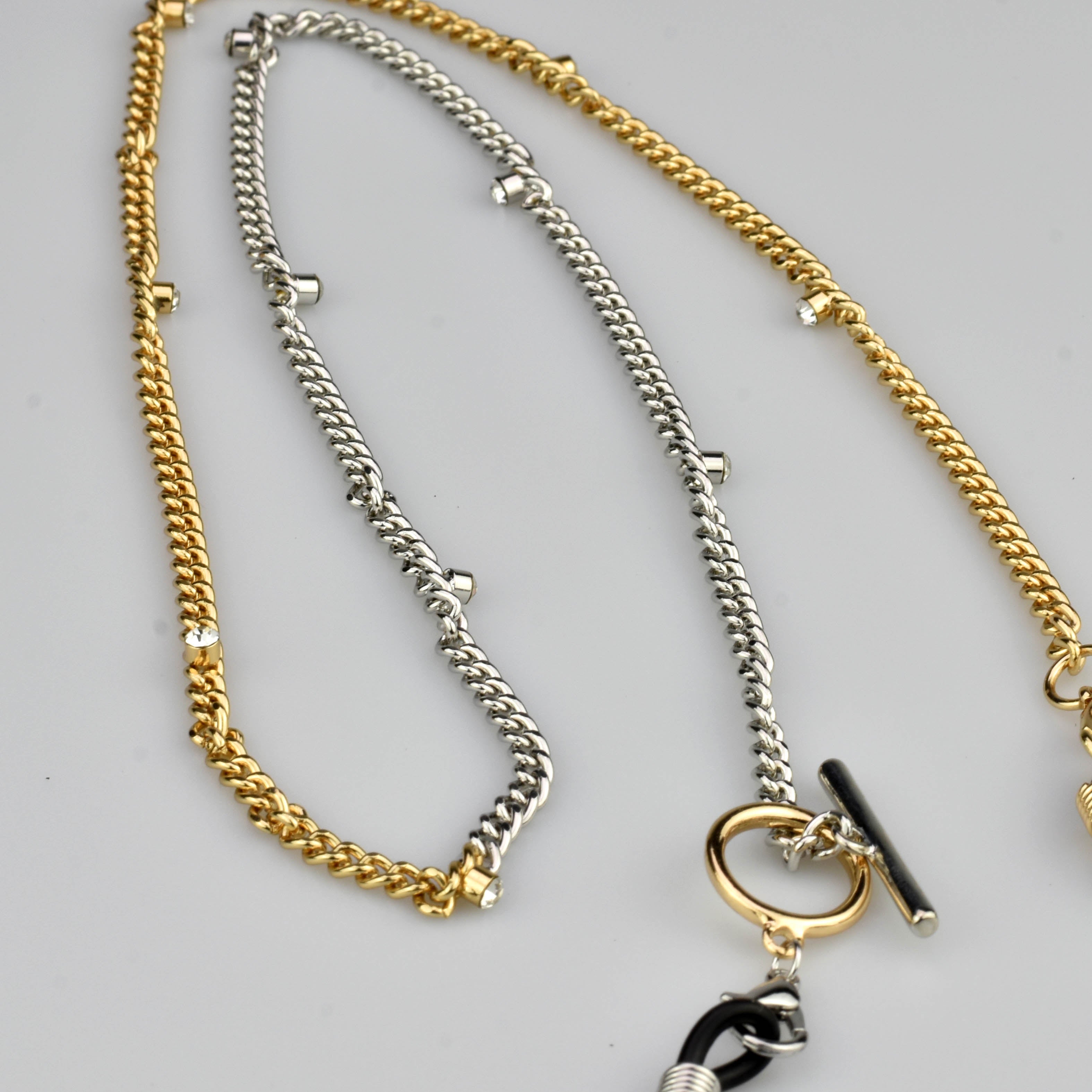 CHAIN DOUBLE GOLD-SILVER - Red Raven