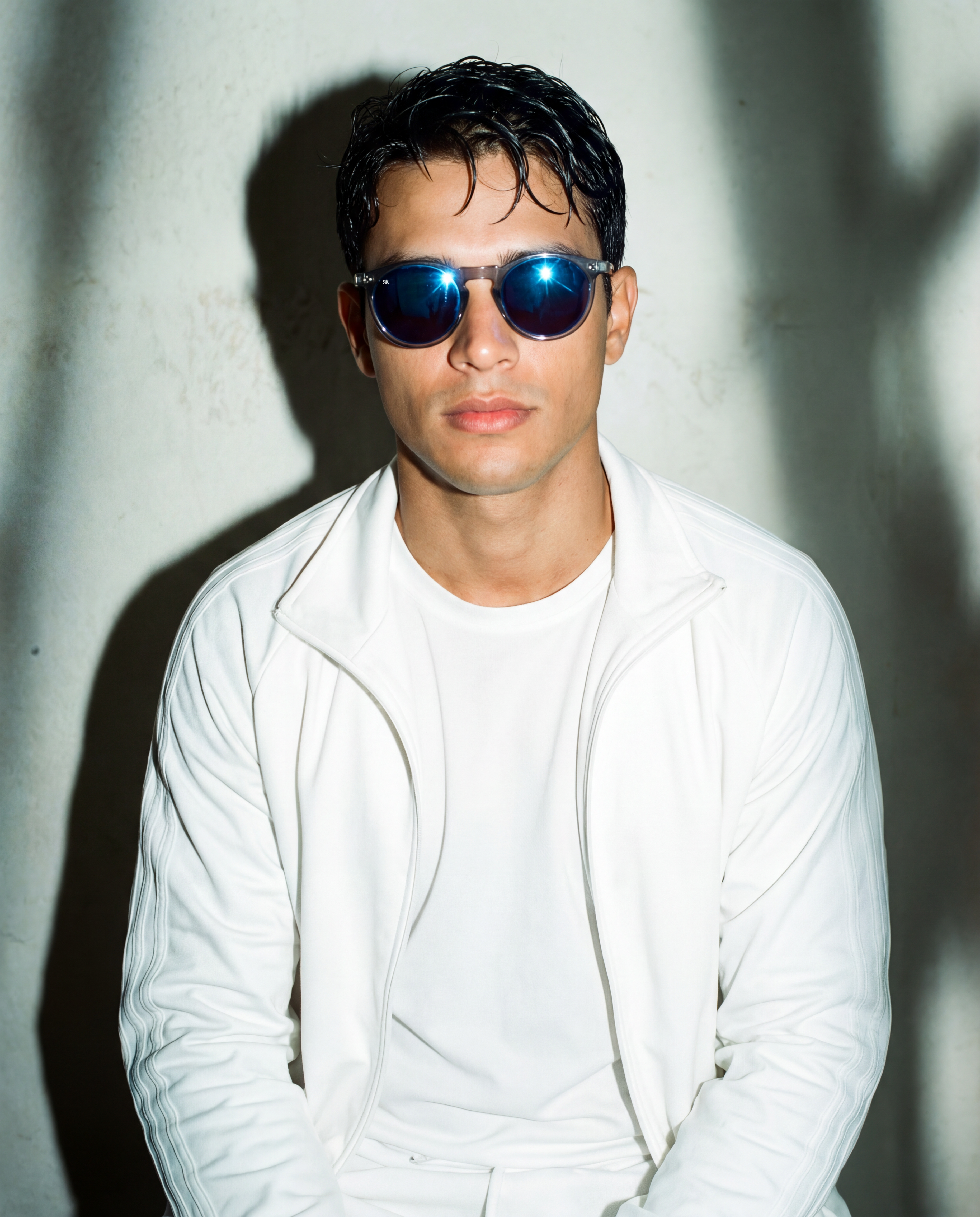 ATHENE MIRRORED BLUE