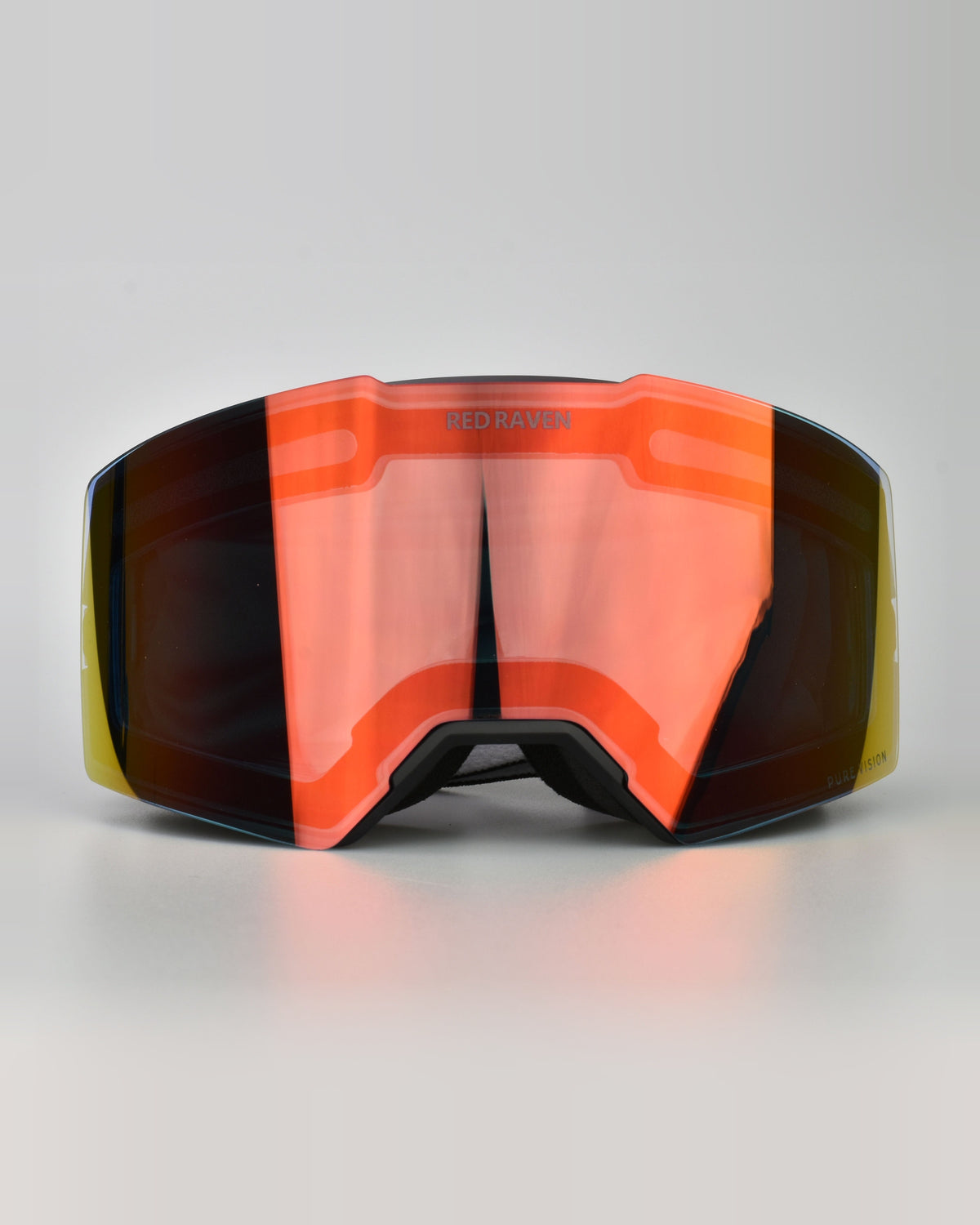 SNOW MASK #B BLACK RED - PHOTOCHROMIC