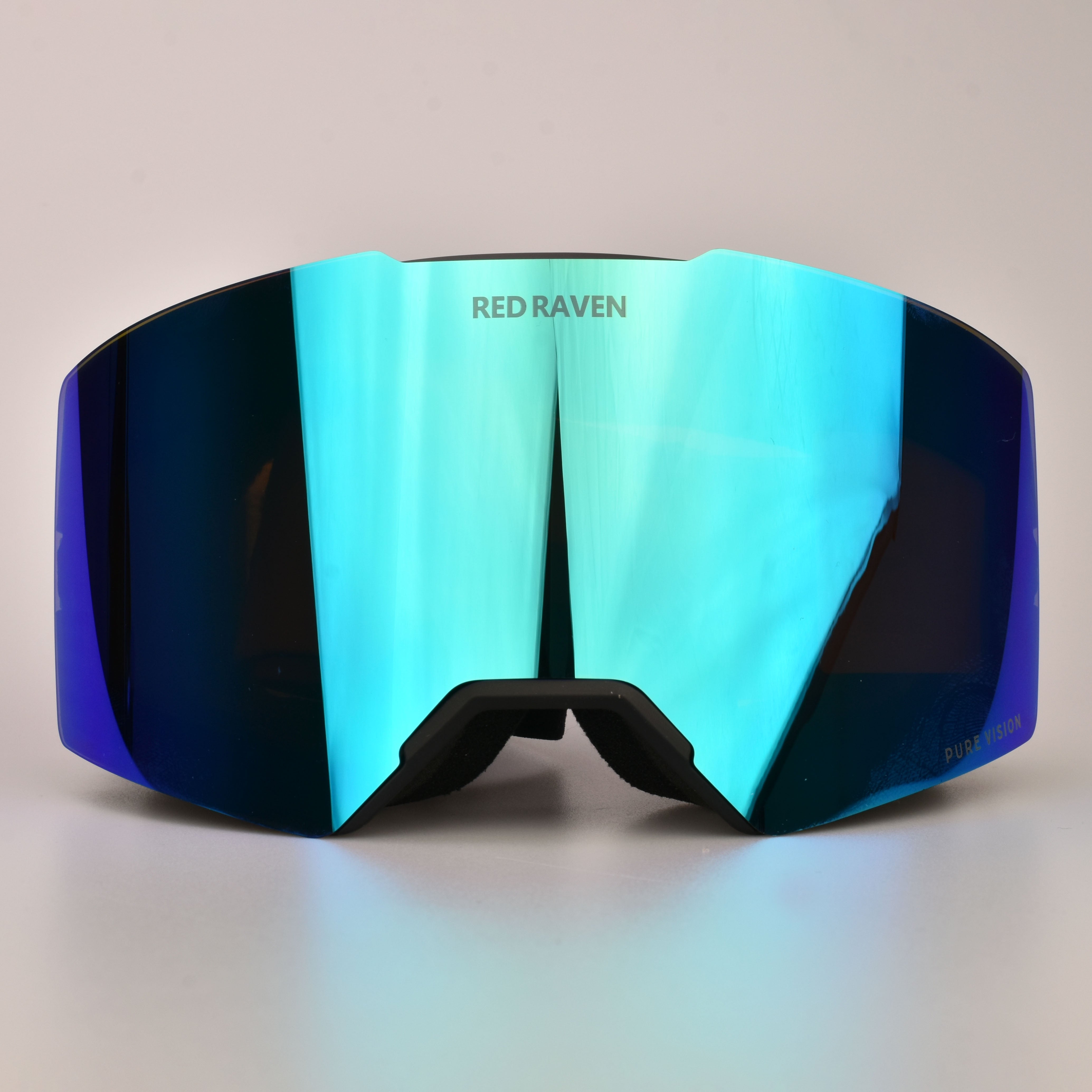 SNOW MASK #B BLACK LIGHT BLUE