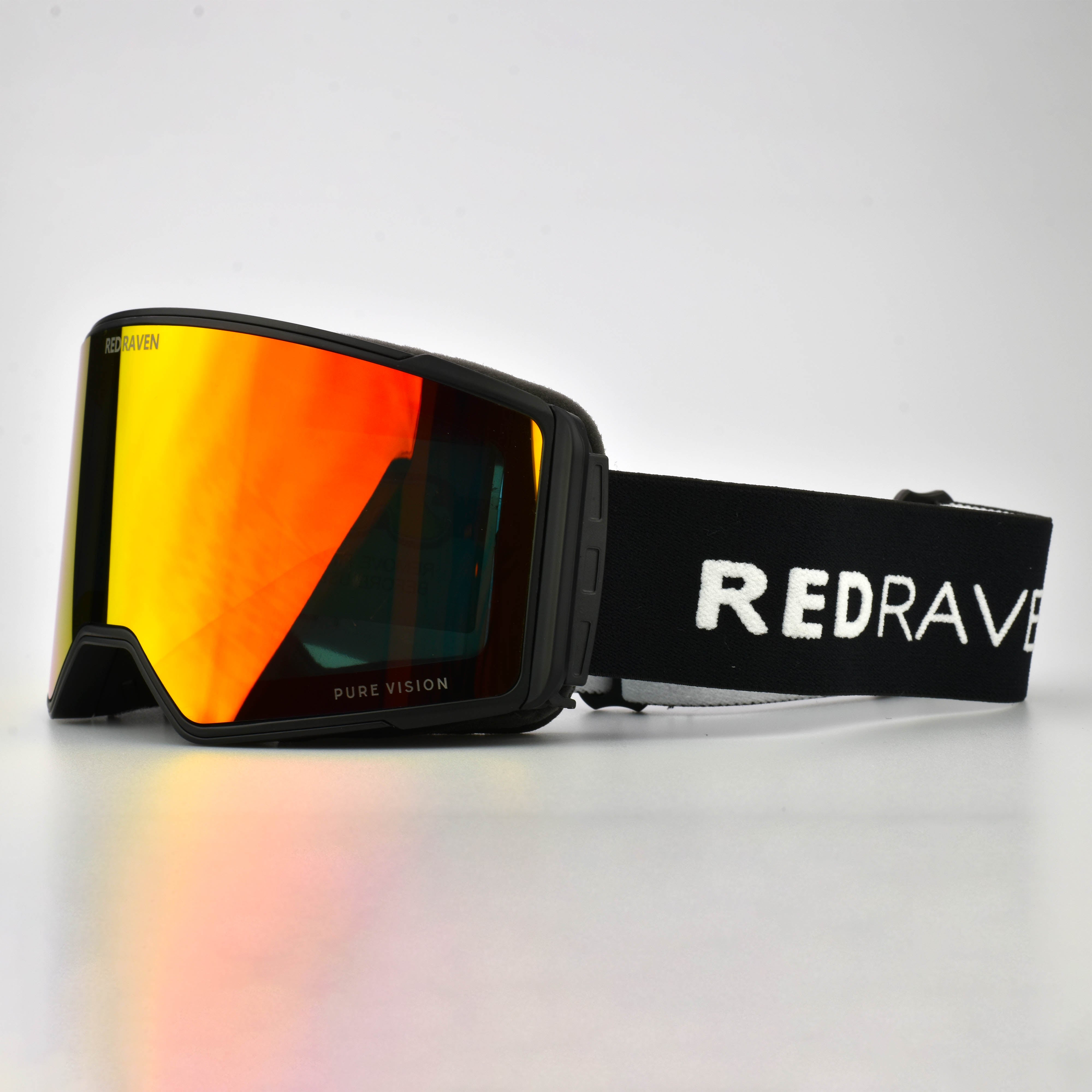 SNOW MASK #D INFERNO RED