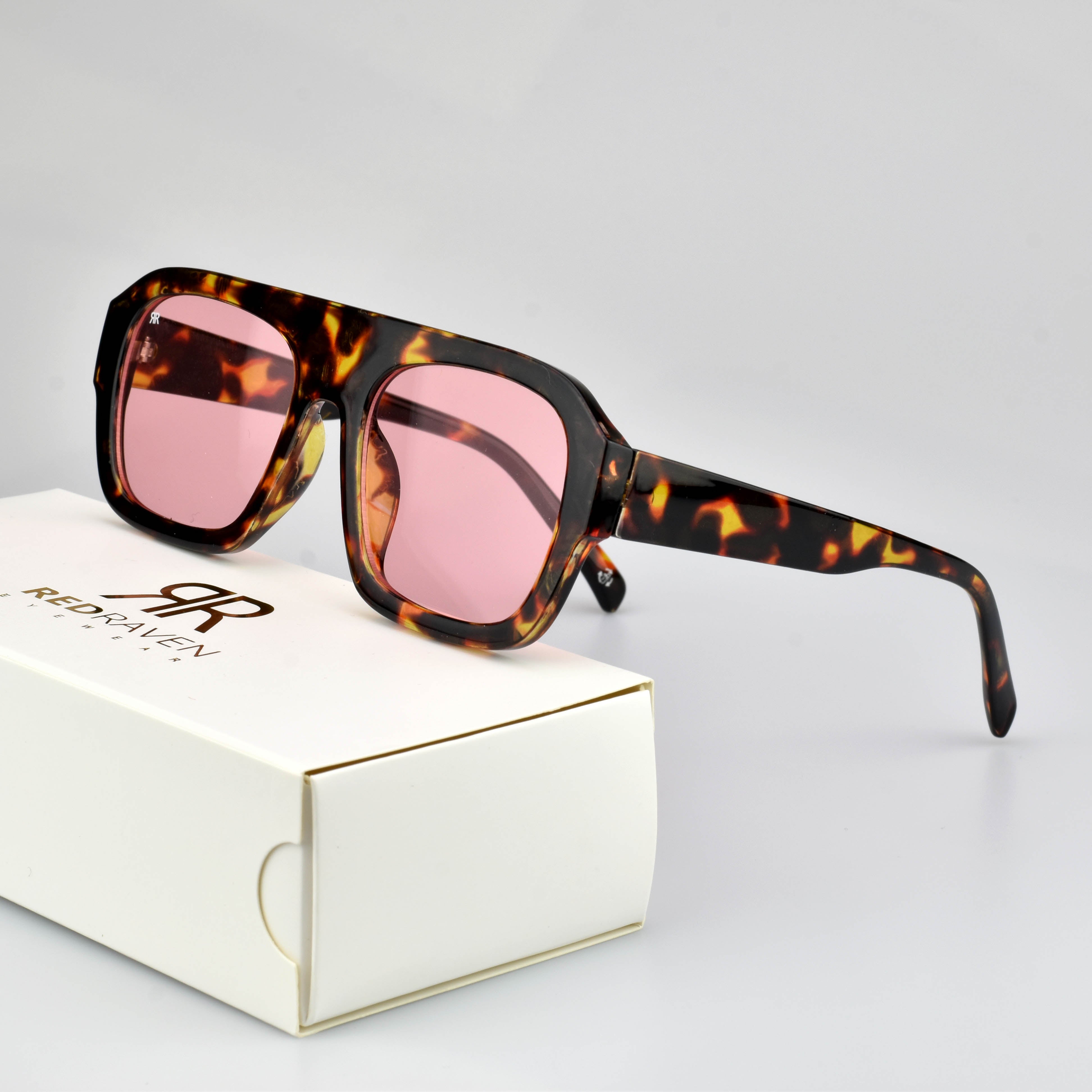 NAOMI TORTOISE PINK - Red Raven