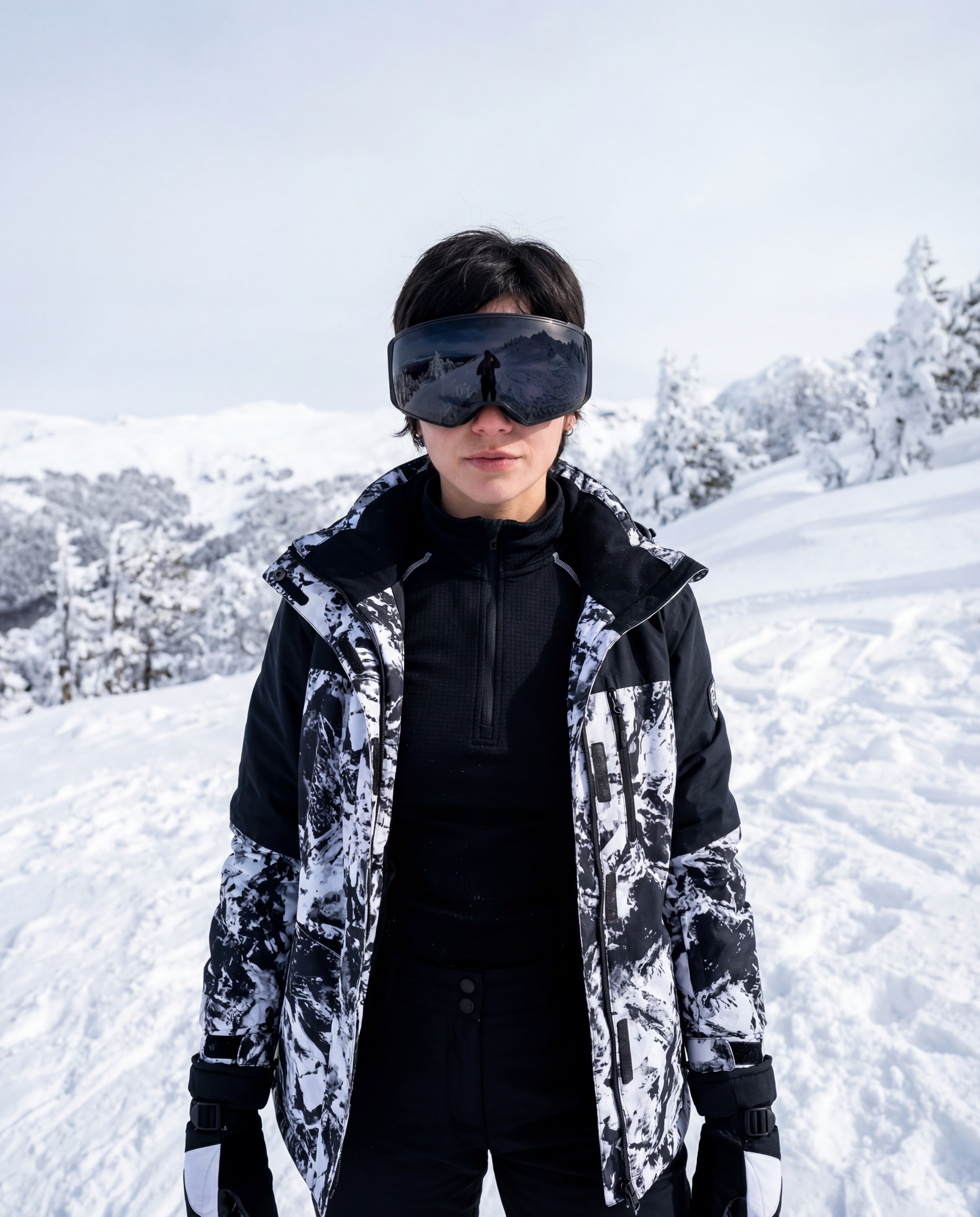 SNOW MASK #E CLEAR - PHOTOCHROMIC