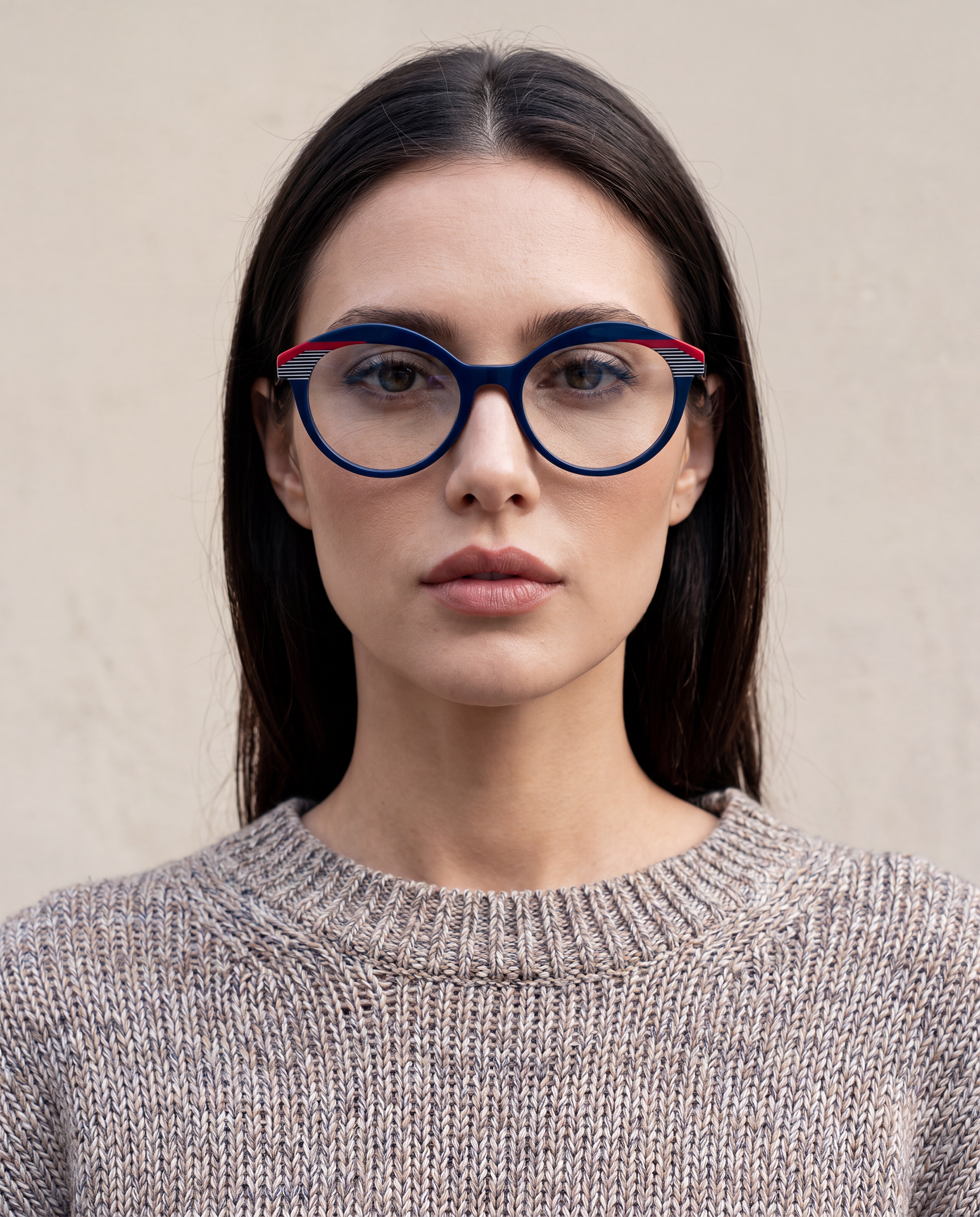 OPTICAL #004 NAVY ROSE