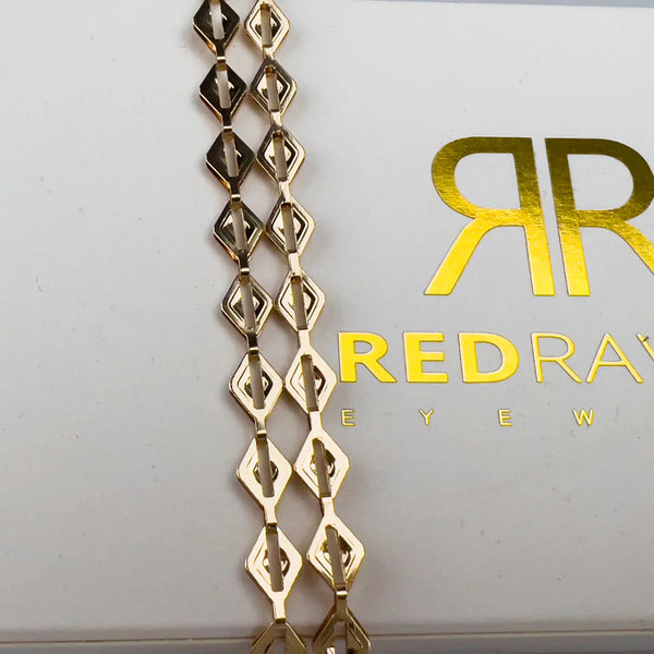 CHAIN RHOMBUS GOLD - Red Raven