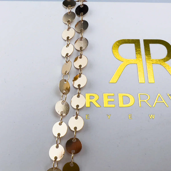 CHAIN CIRCULAR GOLD - Red Raven