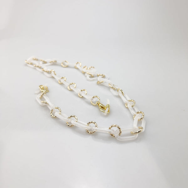 CHAIN CORAL WHITE - Red Raven