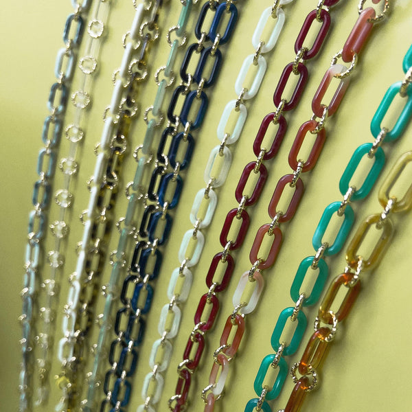 CHAIN CORAL AMBER - Red Raven