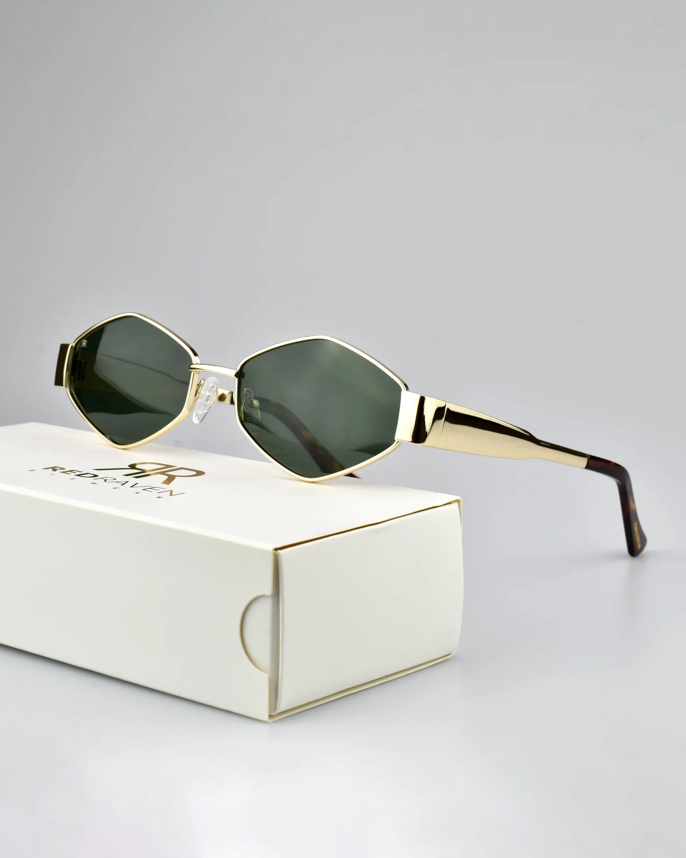 Men's Sunglasses Red Raven Gold