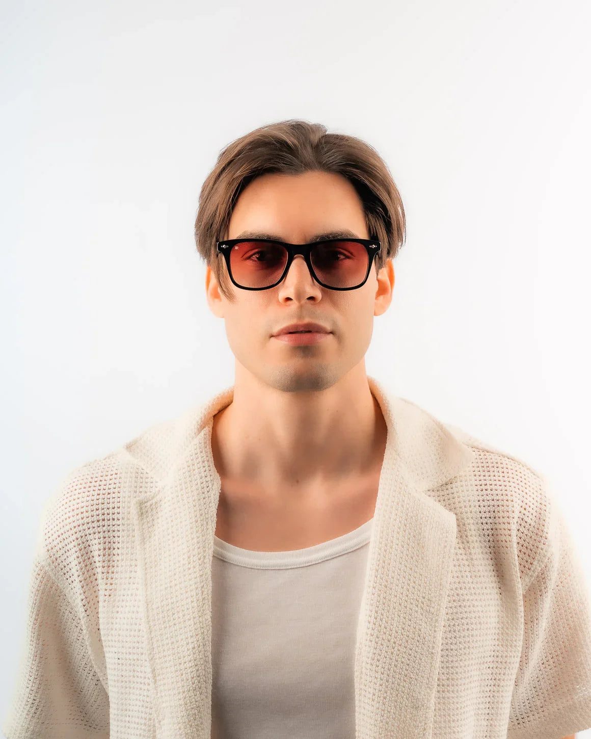 Men's Sunglasses Red Raven Black