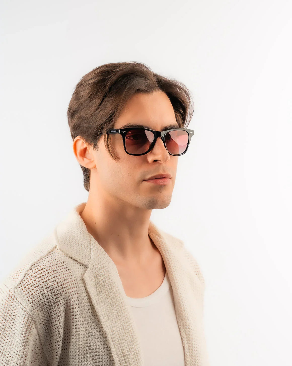 Men's Sunglasses Red Raven Black