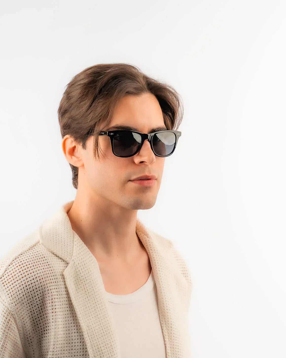 Men's Sunglasses Red Raven Black