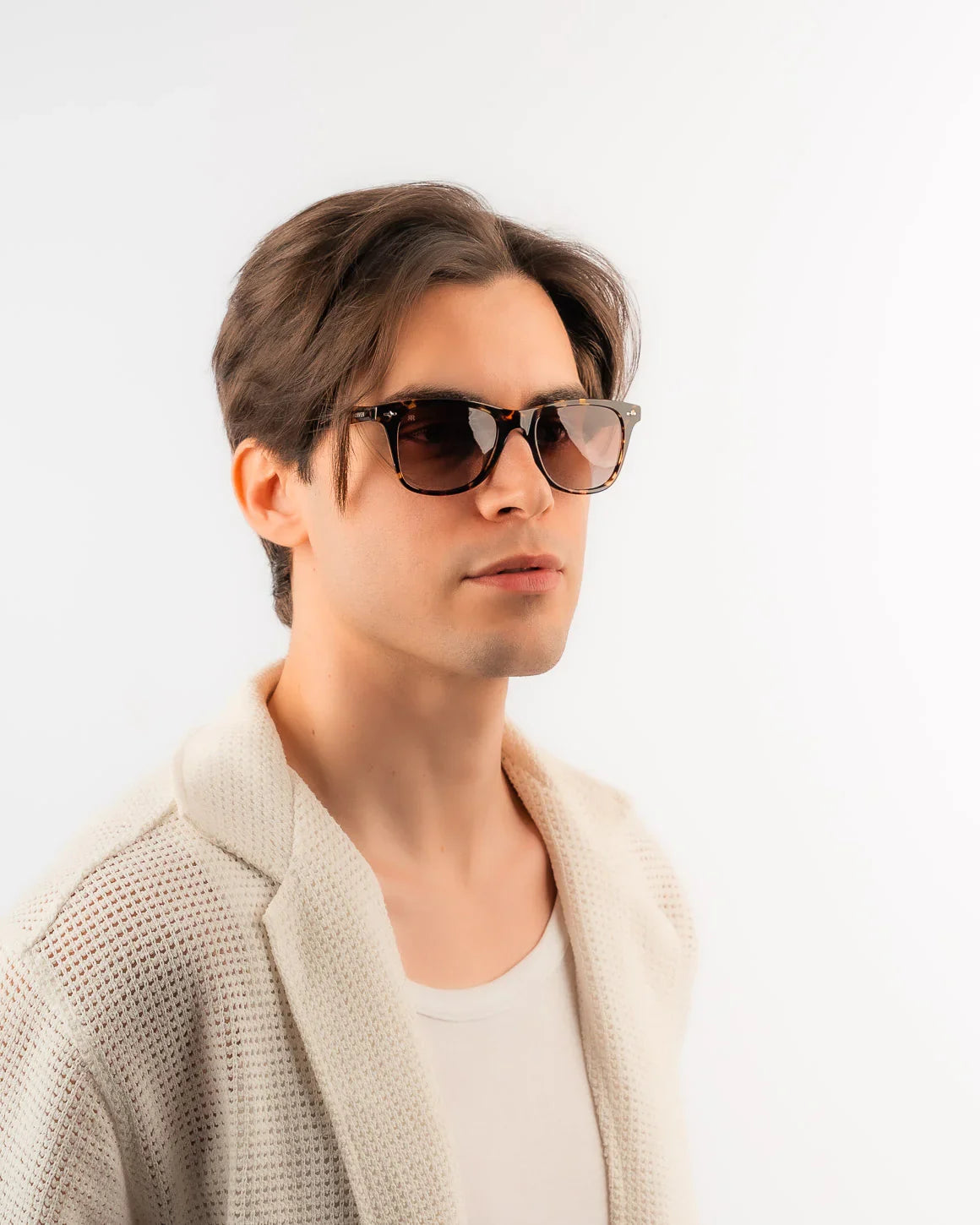 Men's Sunglasses Red Raven Brown