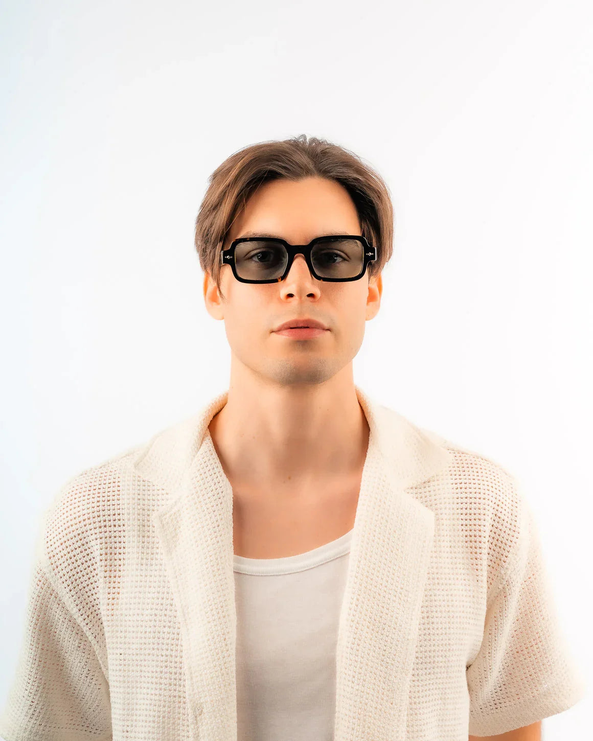 Men's Sunglasses Red Raven Brown