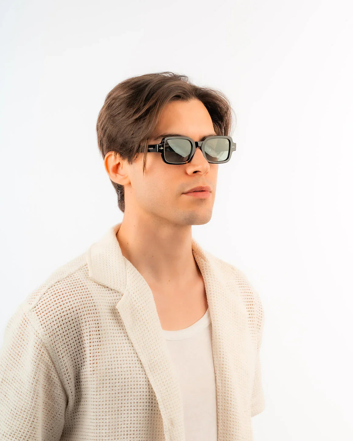 Men's Sunglasses Red Raven Brown