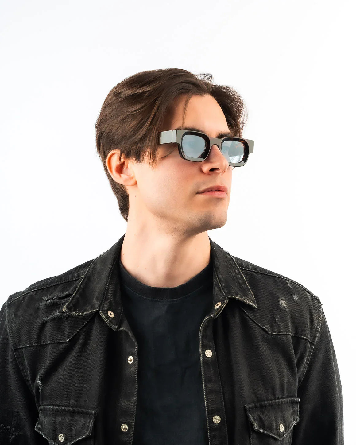 Men's Sunglasses Red Raven Brown