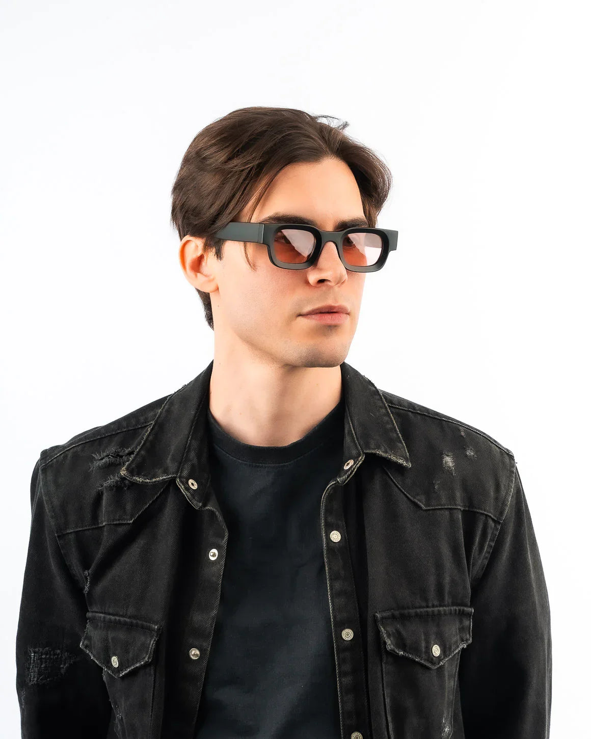 Men's Sunglasses Red Raven Black