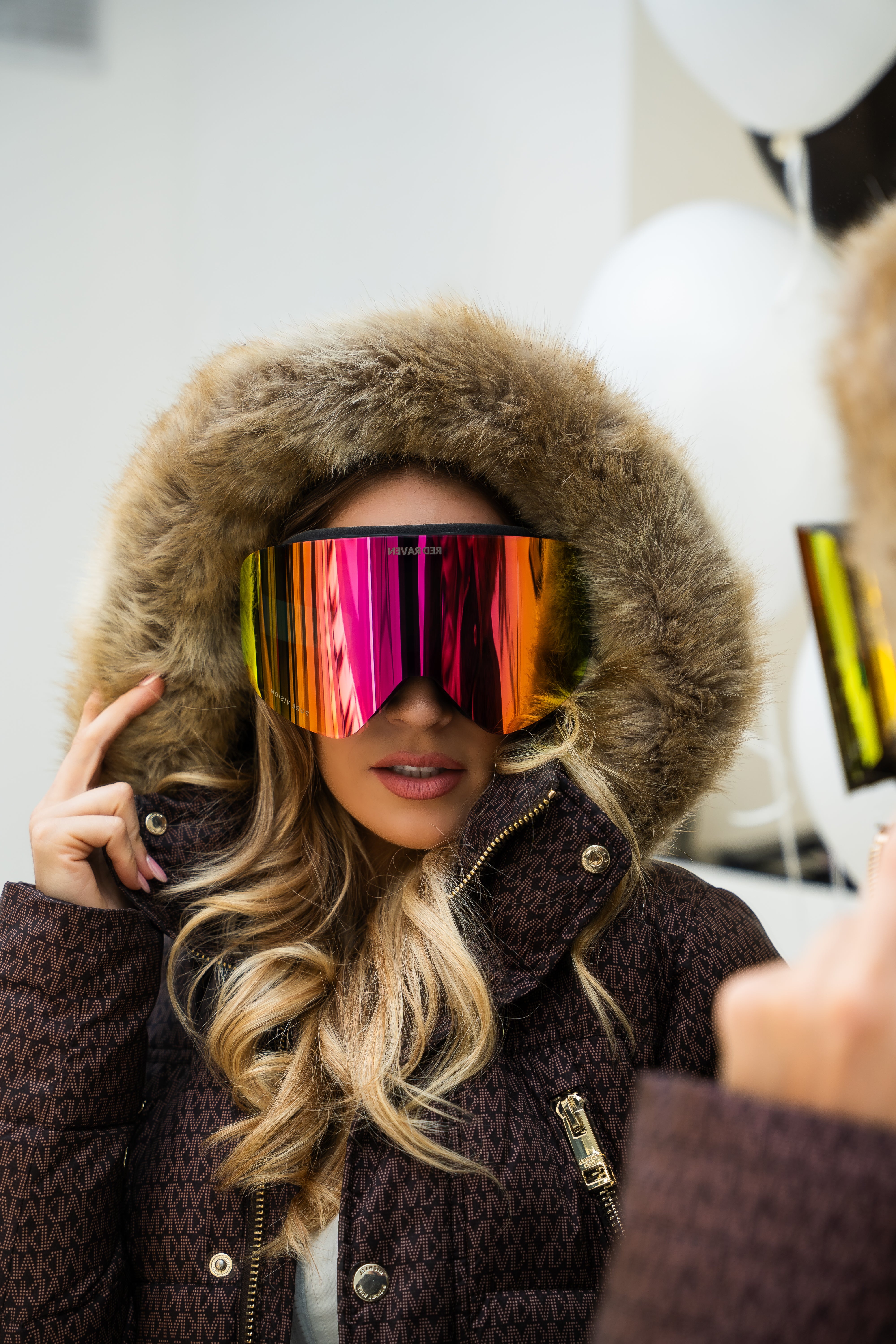 MASCHERA DA NEVE #A VIOLETTA 