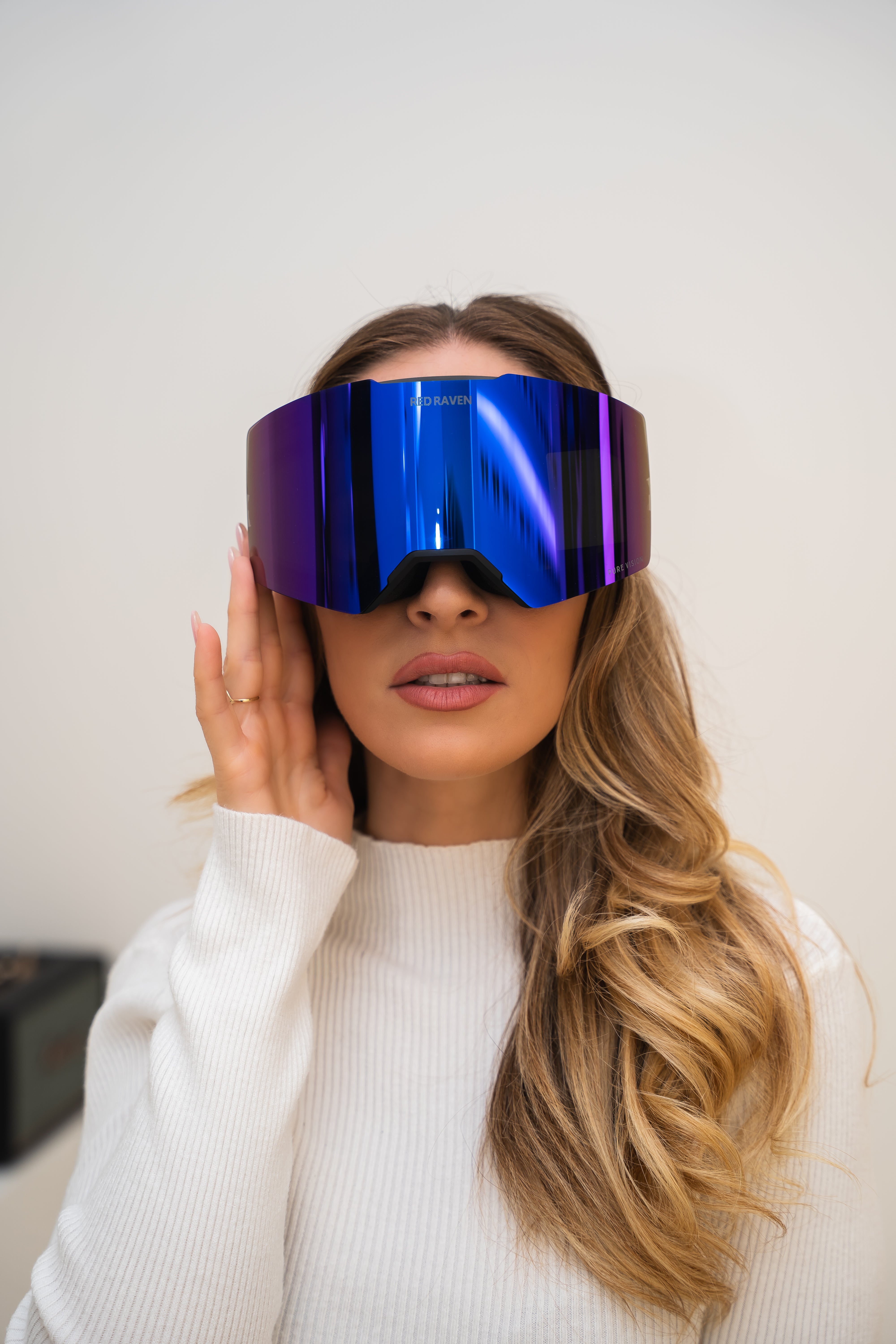 SNOW MASK #B BLACK MAUVE