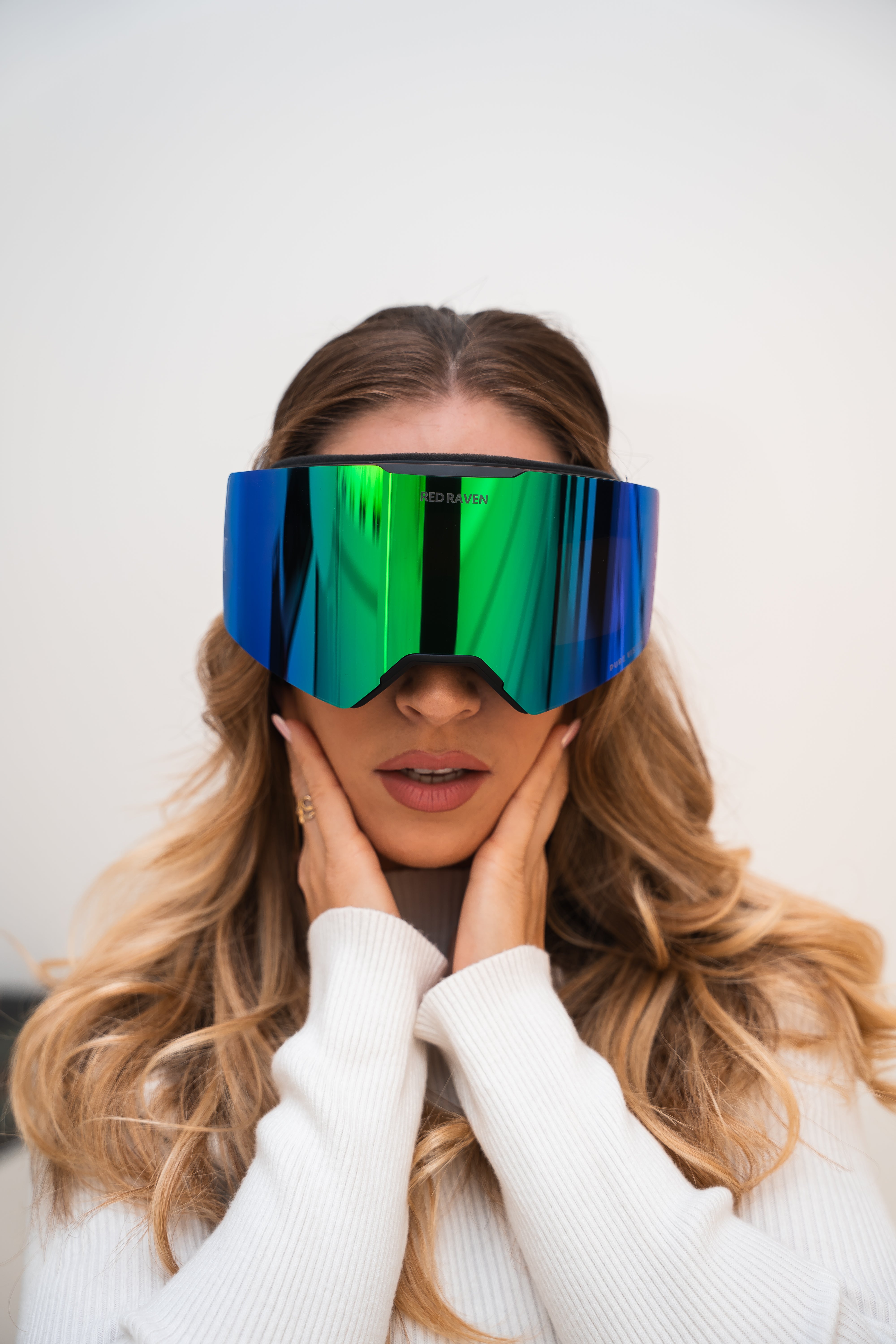 MASCHERA DA NEVE #B NERO SMERALDO