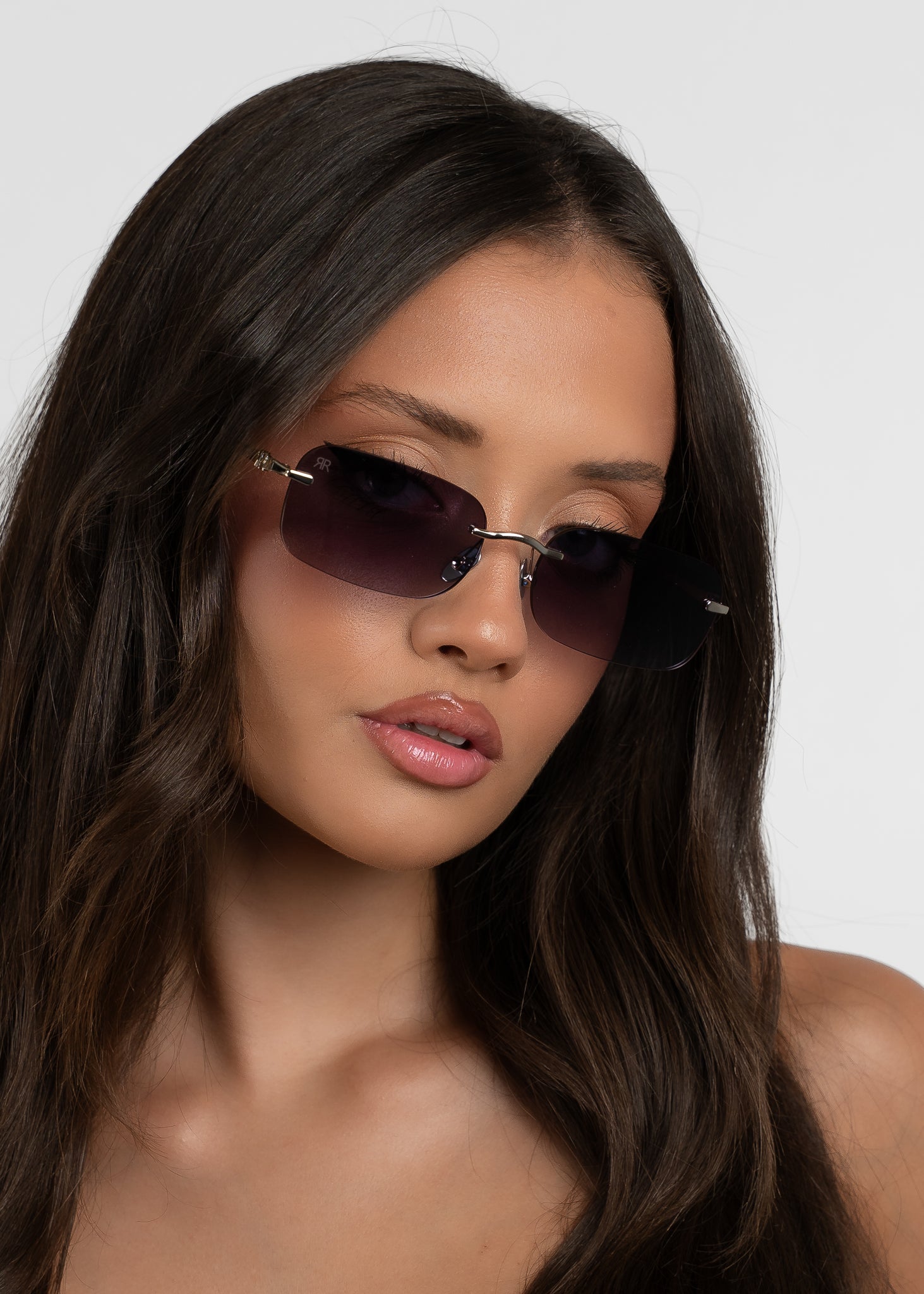 Men's Sunglasses Red Raven Silver