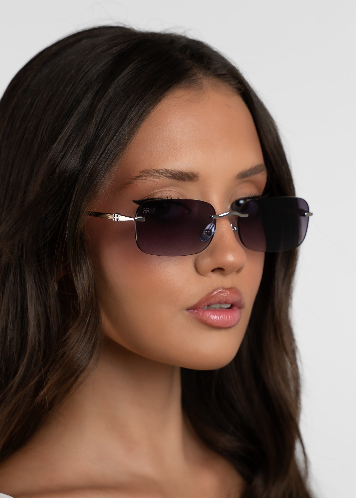 Men's Sunglasses Red Raven Silver