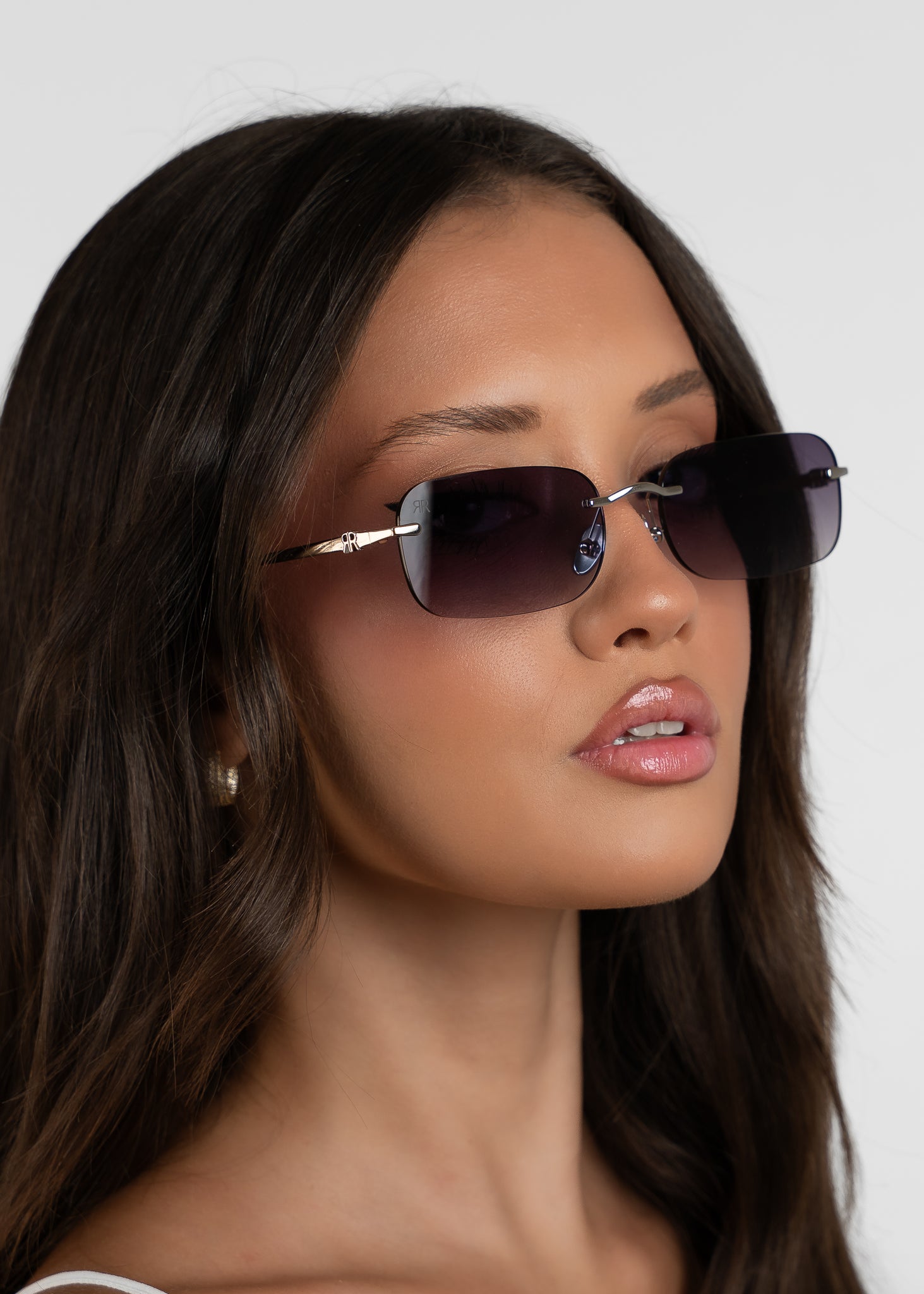 Men's Sunglasses Red Raven Silver