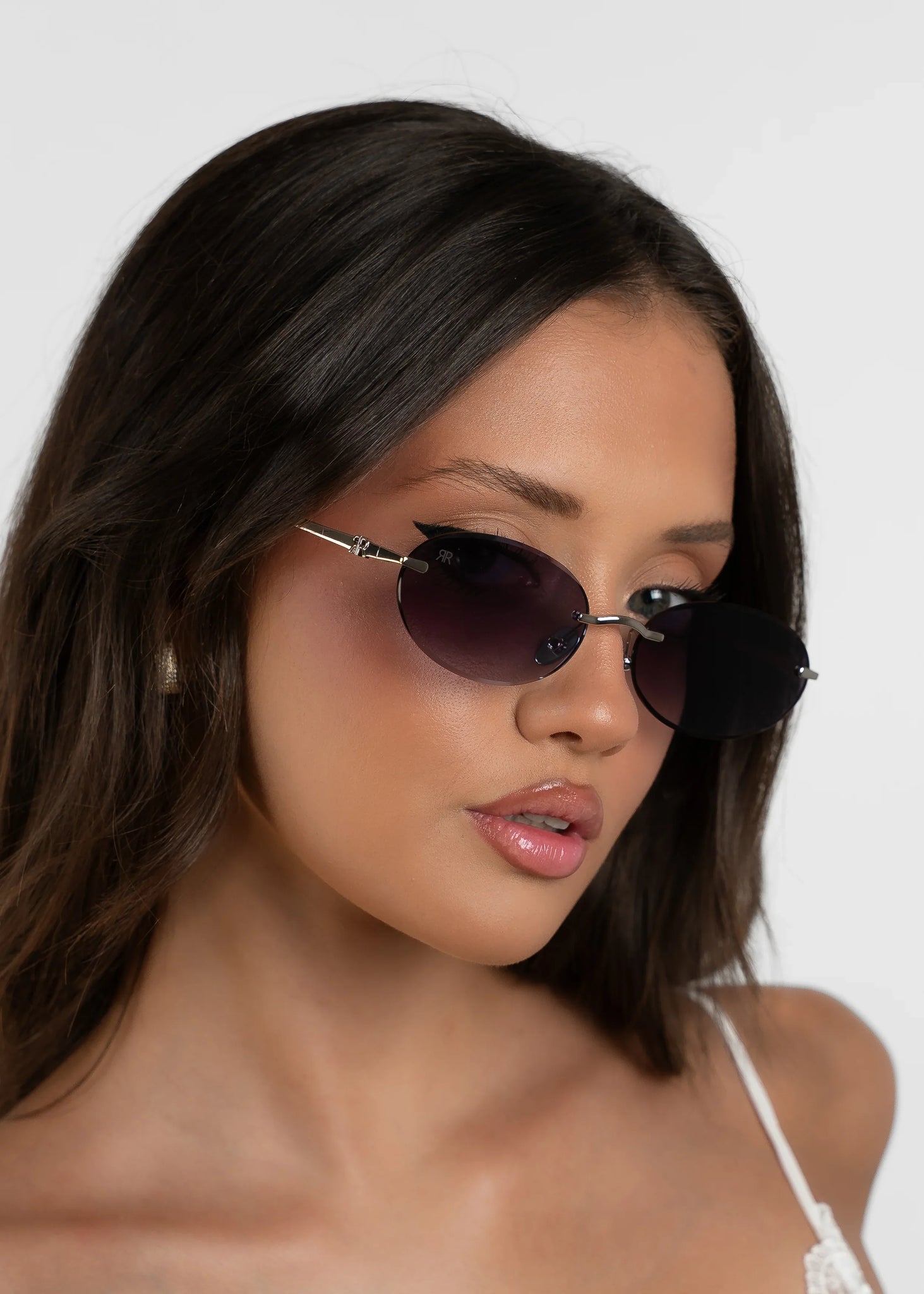 Men's Sunglasses Red Raven Silver