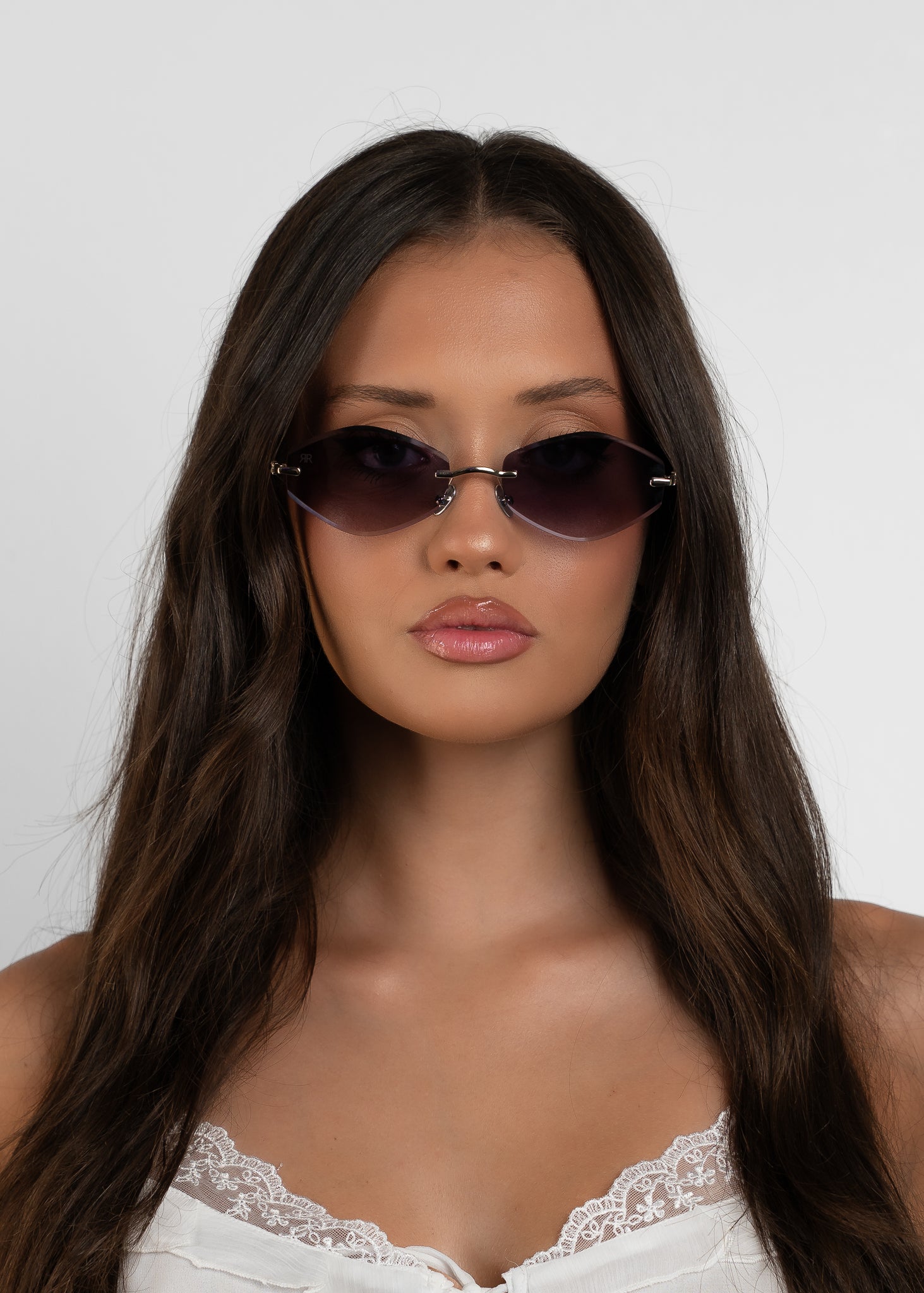 Men's Sunglasses Red Raven Silver