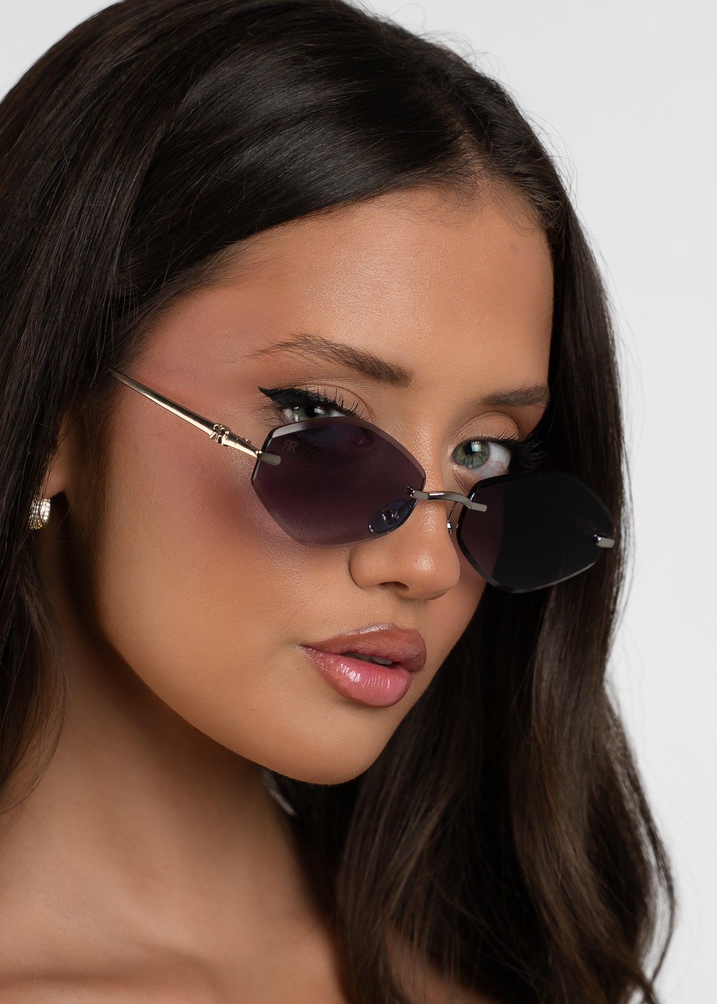 Men's Sunglasses Red Raven Silver