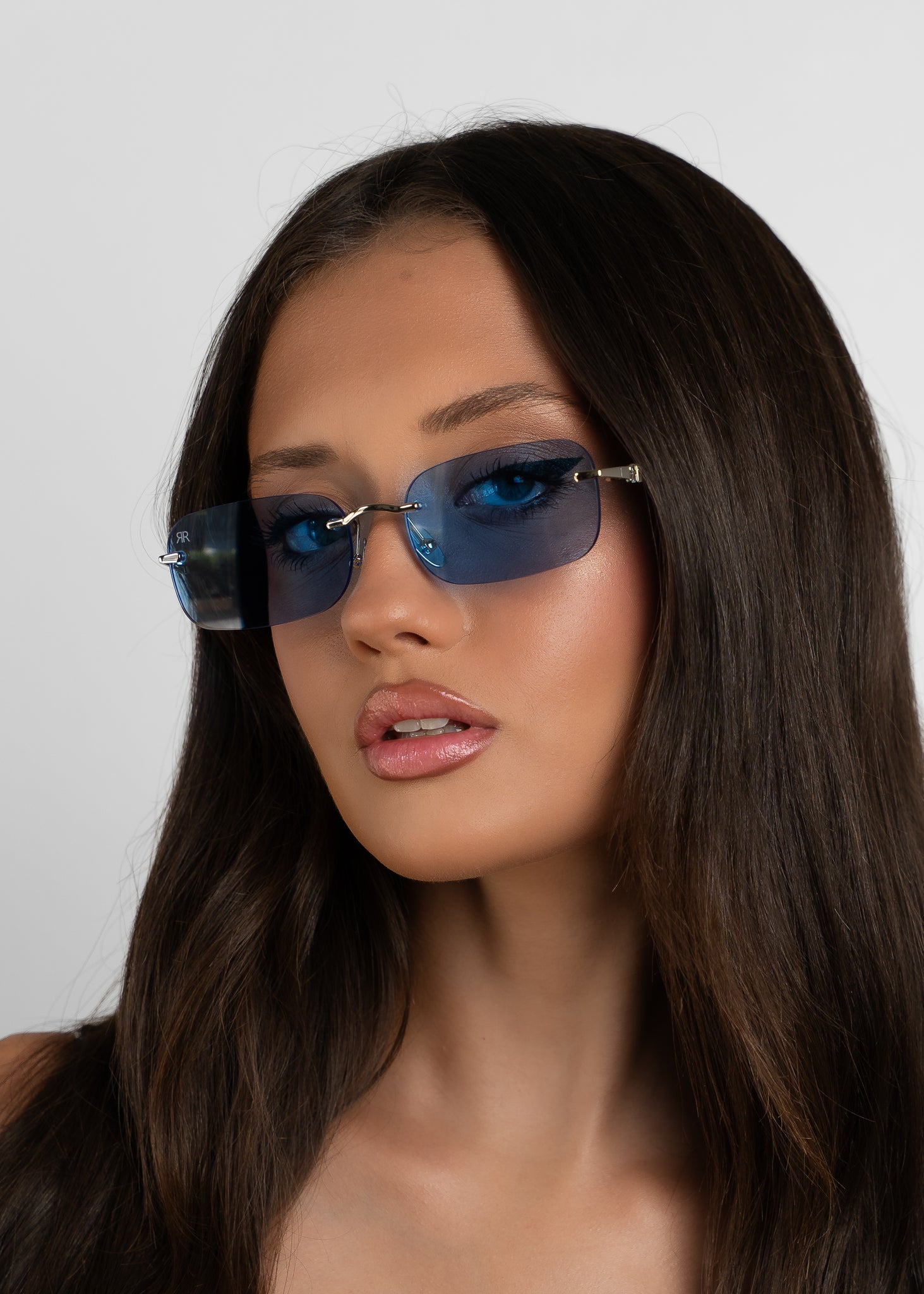 Men's Sunglasses Red Raven Silver