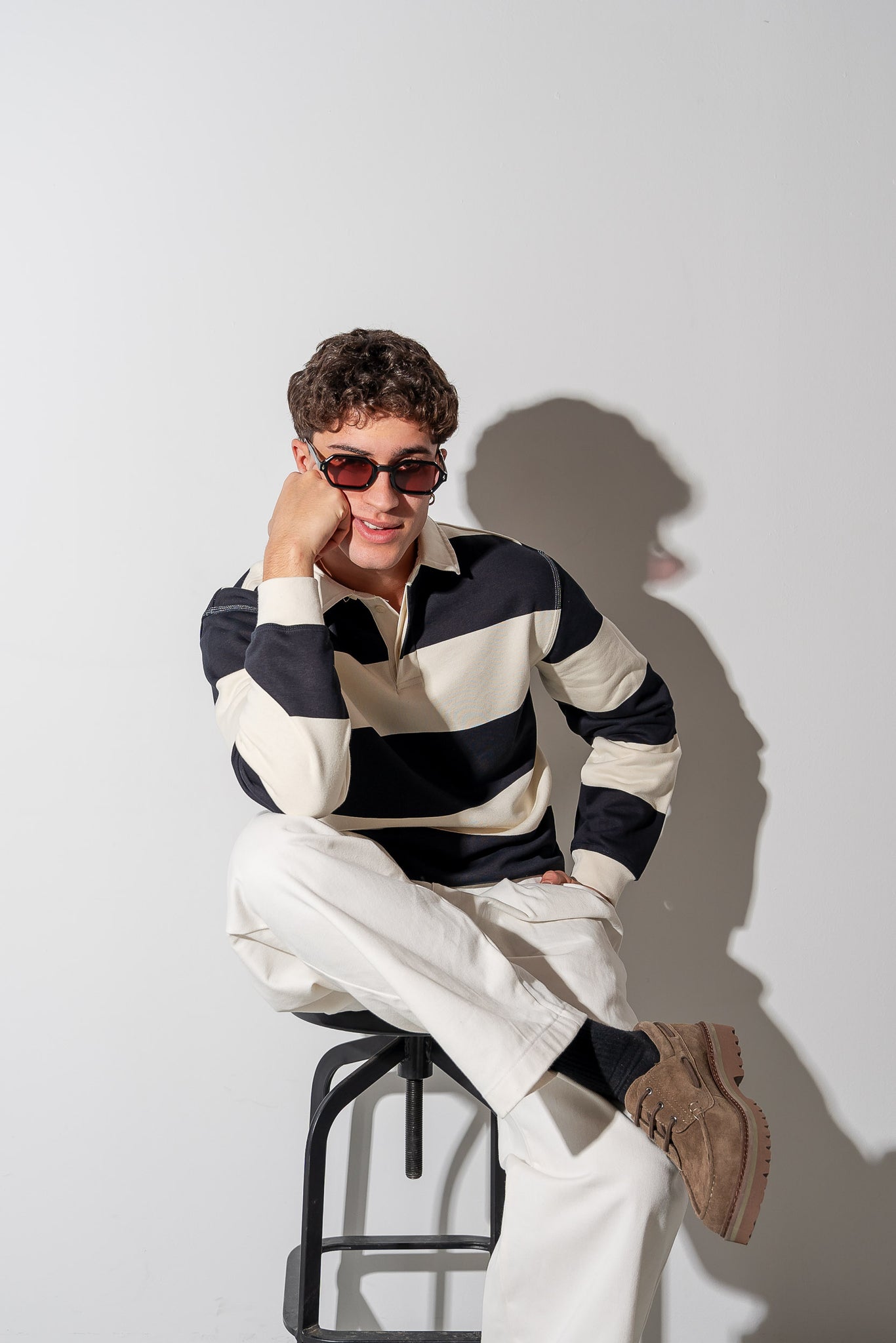 Men's Sunglasses Red Raven Silver