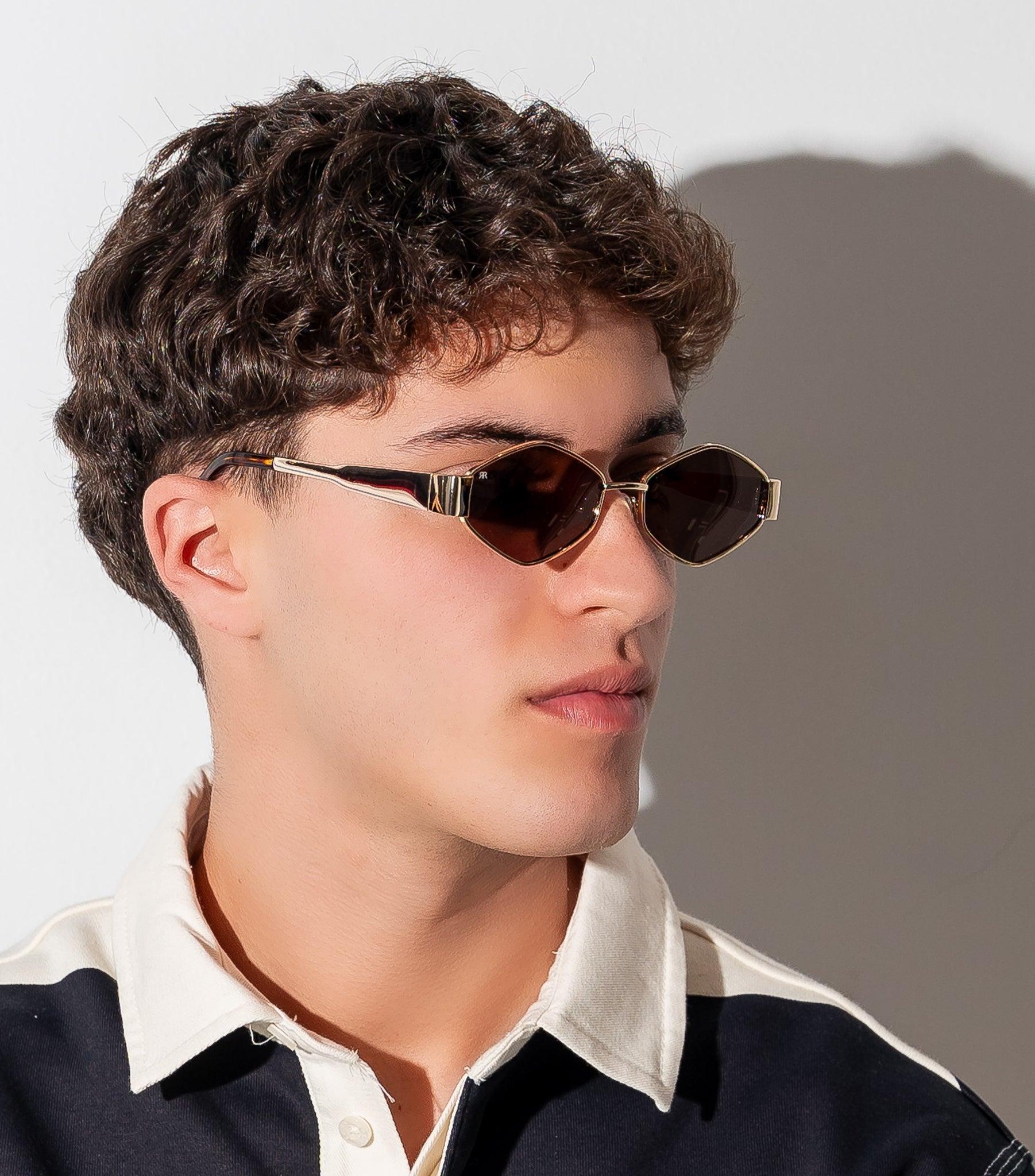 Men's Sunglasses Red Raven Gold