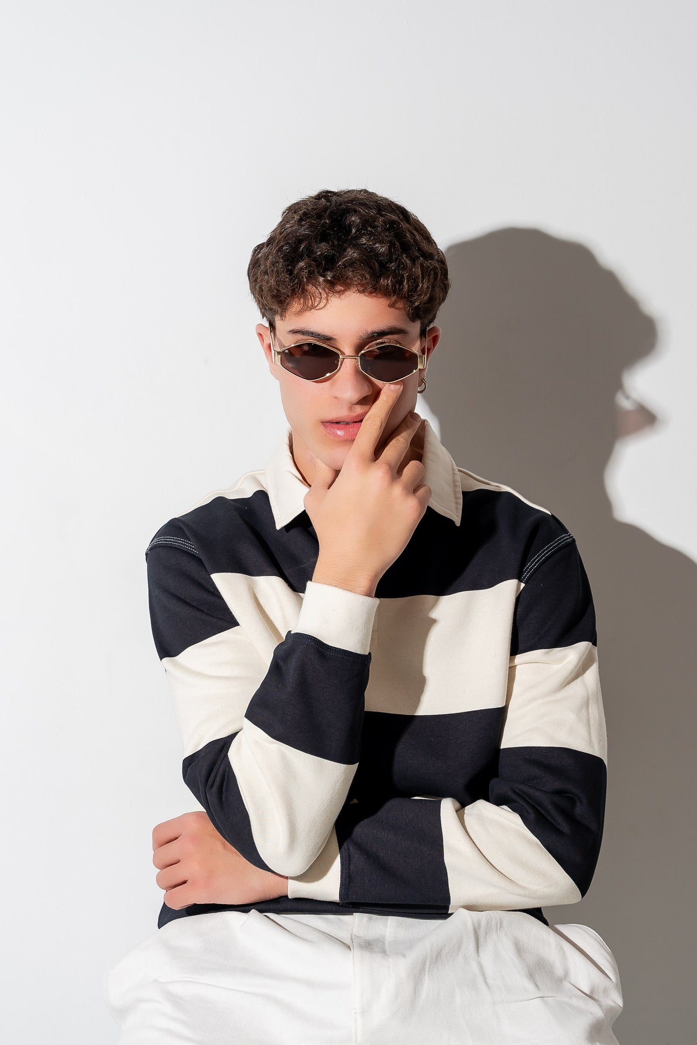 Men's Sunglasses Red Raven Gold