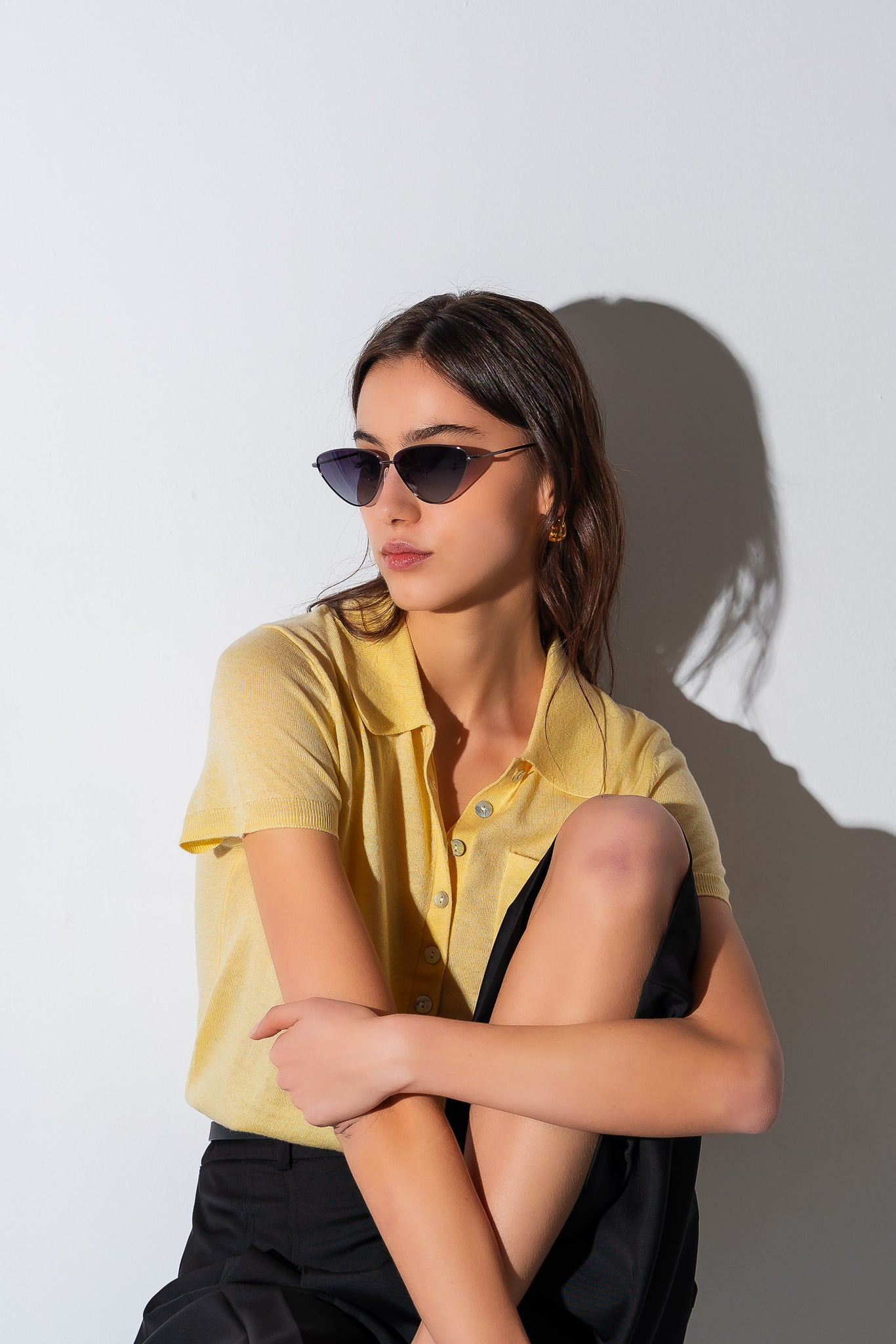 Men's Sunglasses Red Raven Silver