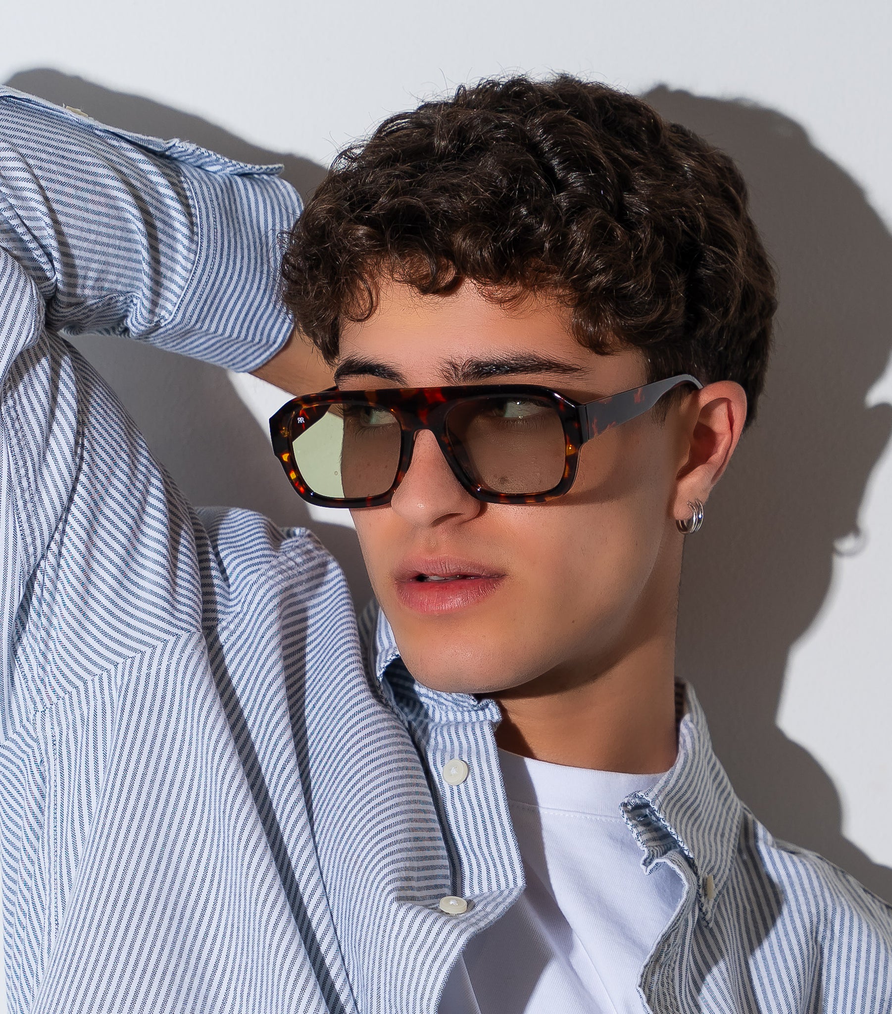 Men's Sunglasses Red Raven Brown