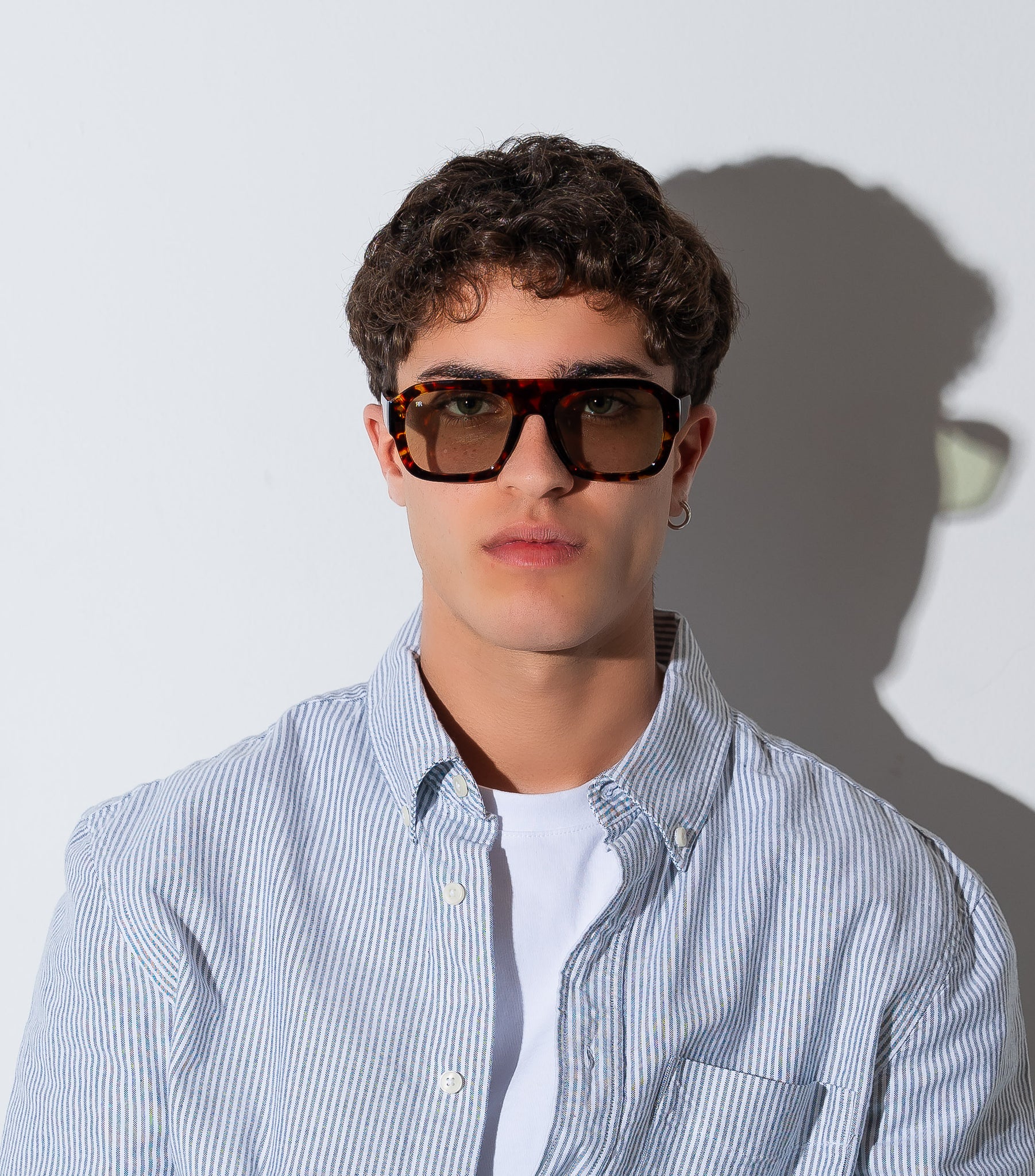 Men's Sunglasses Red Raven Brown