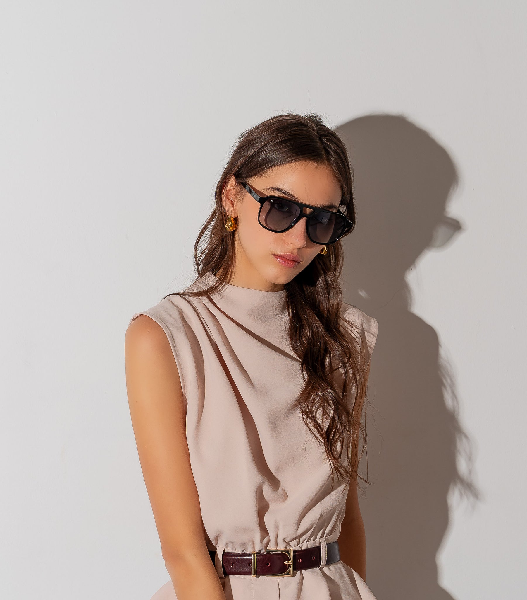 Men's Sunglasses Red Raven Black