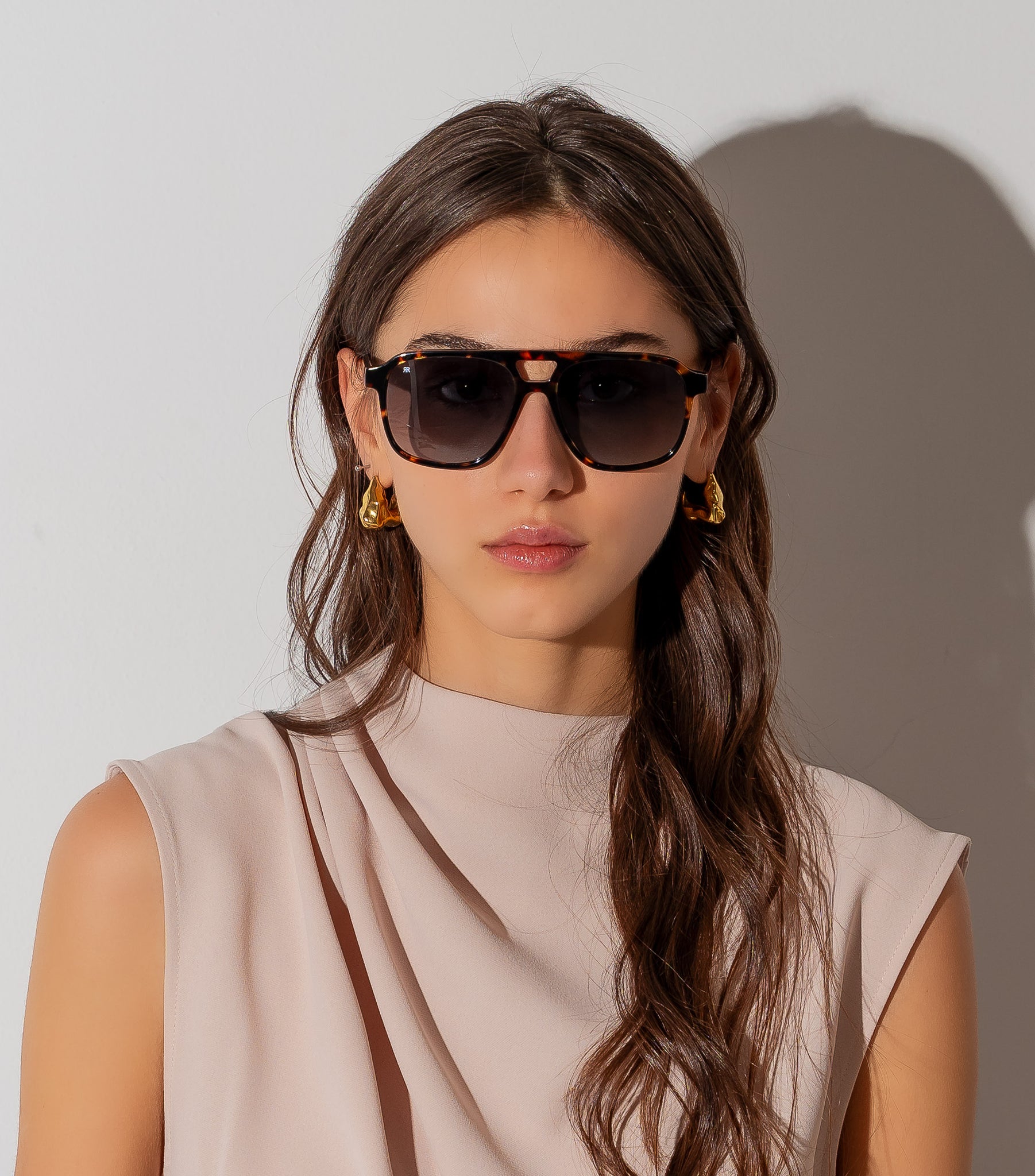 Men's Sunglasses Red Raven Brown