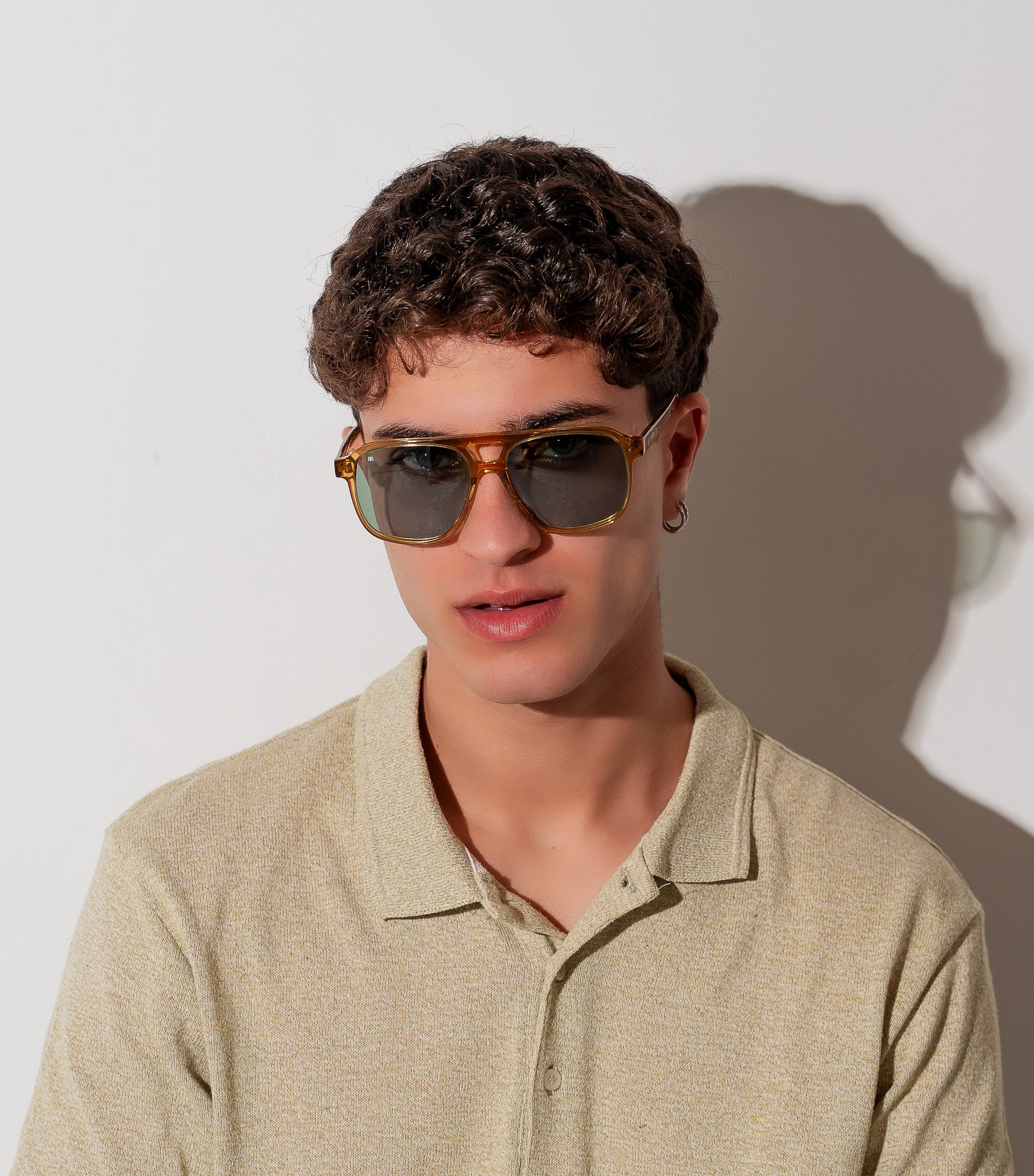 Men's Sunglasses Red Raven Yellow