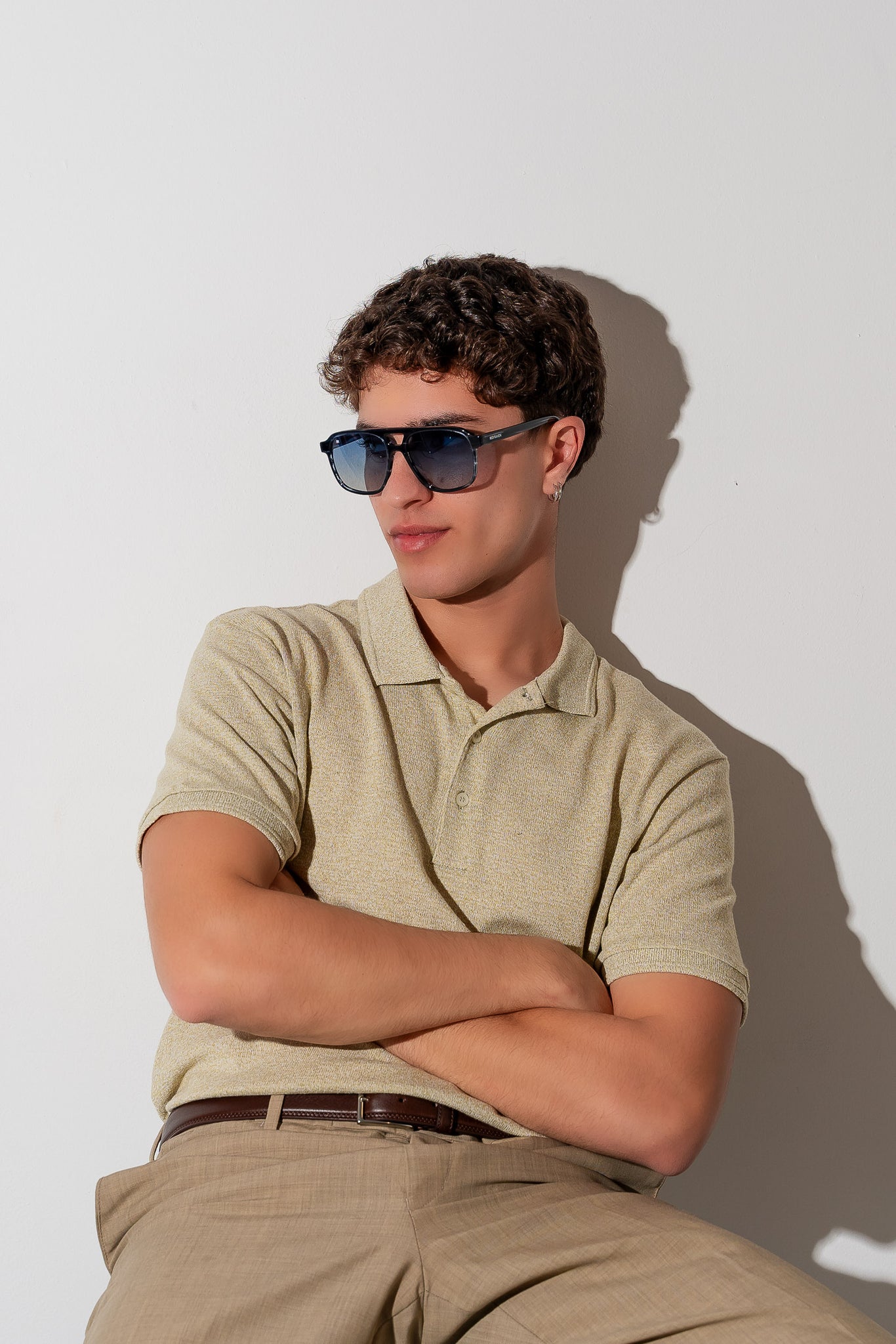 Men's Sunglasses Red Raven Blue