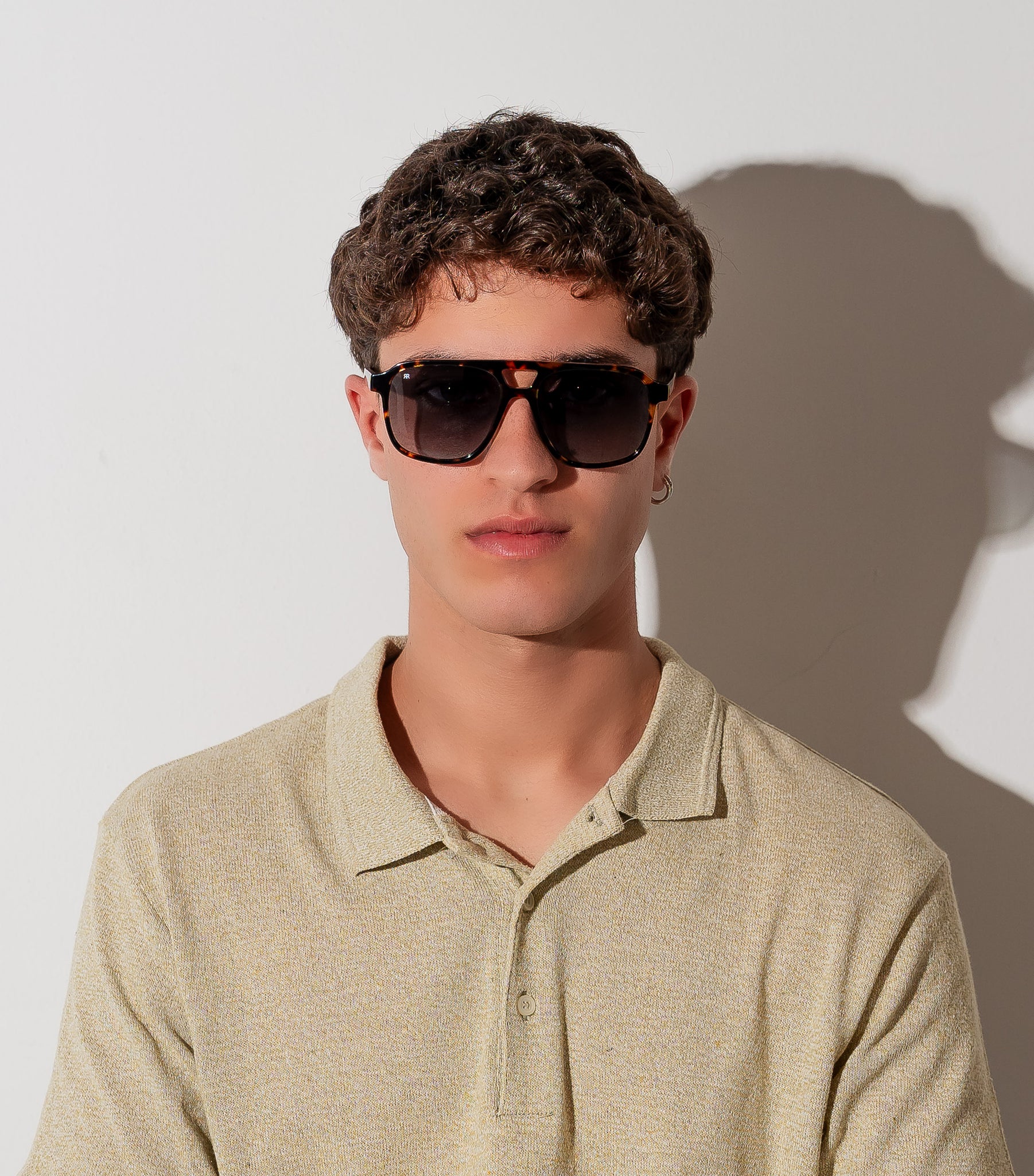 Men's Sunglasses Red Raven Brown