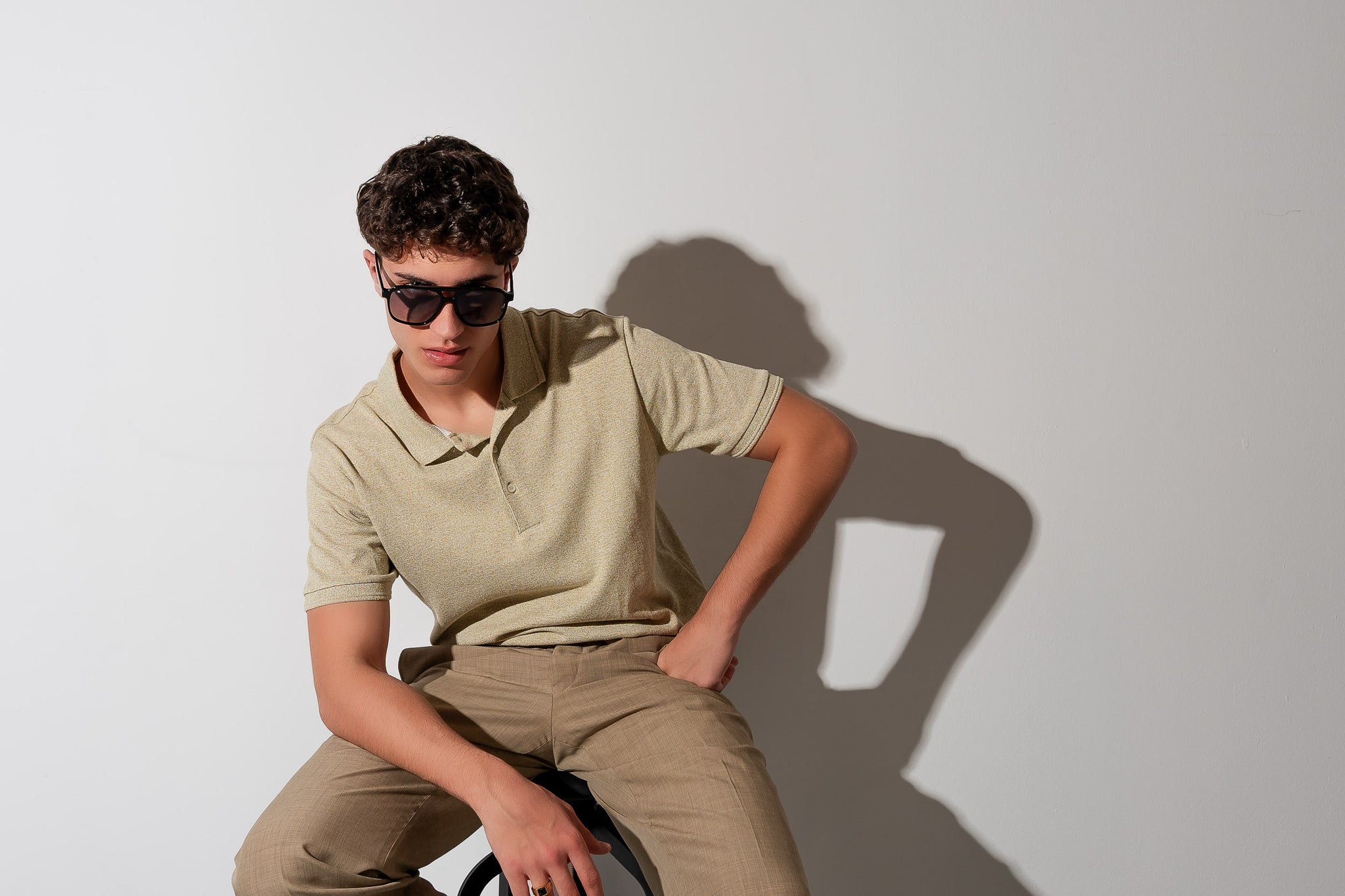 Men's Sunglasses Red Raven Black