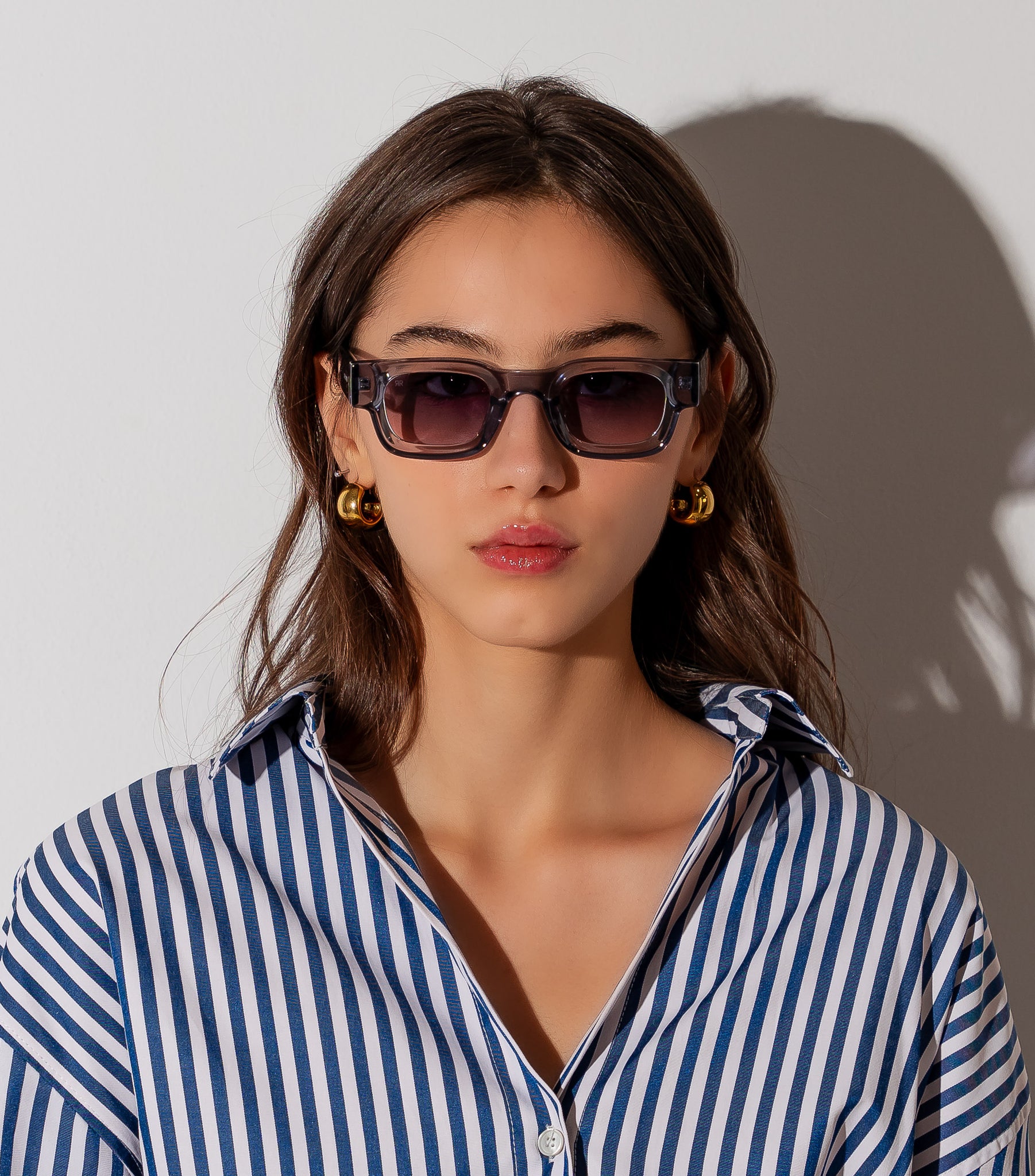 Men's Sunglasses Red Raven White